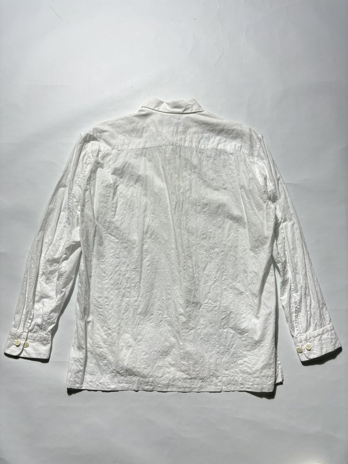 Issey Miyake ISSEY MIYAKE MEN PERMAMENTLY WRINKLED L/S BUTTON UP Size US M / EU 48-50 / 2 - 2 Thumbnail