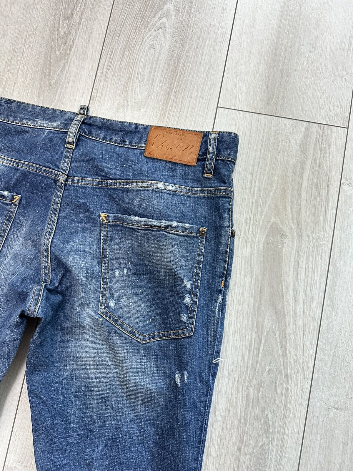 Dsquared2 Dsquared2 Skater Distressed Denim Jeans Pants (A034) Size US 34 / EU 50 - 15 Thumbnail