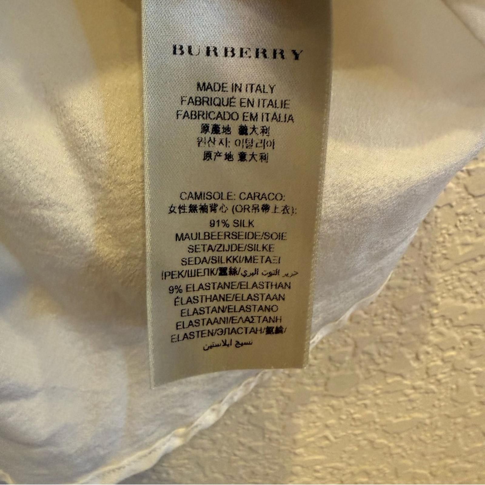 Burberry Burberry Women’s Silk Cream Camisole Top sz 10 Size L / US 10 / IT 46 - 6 Thumbnail