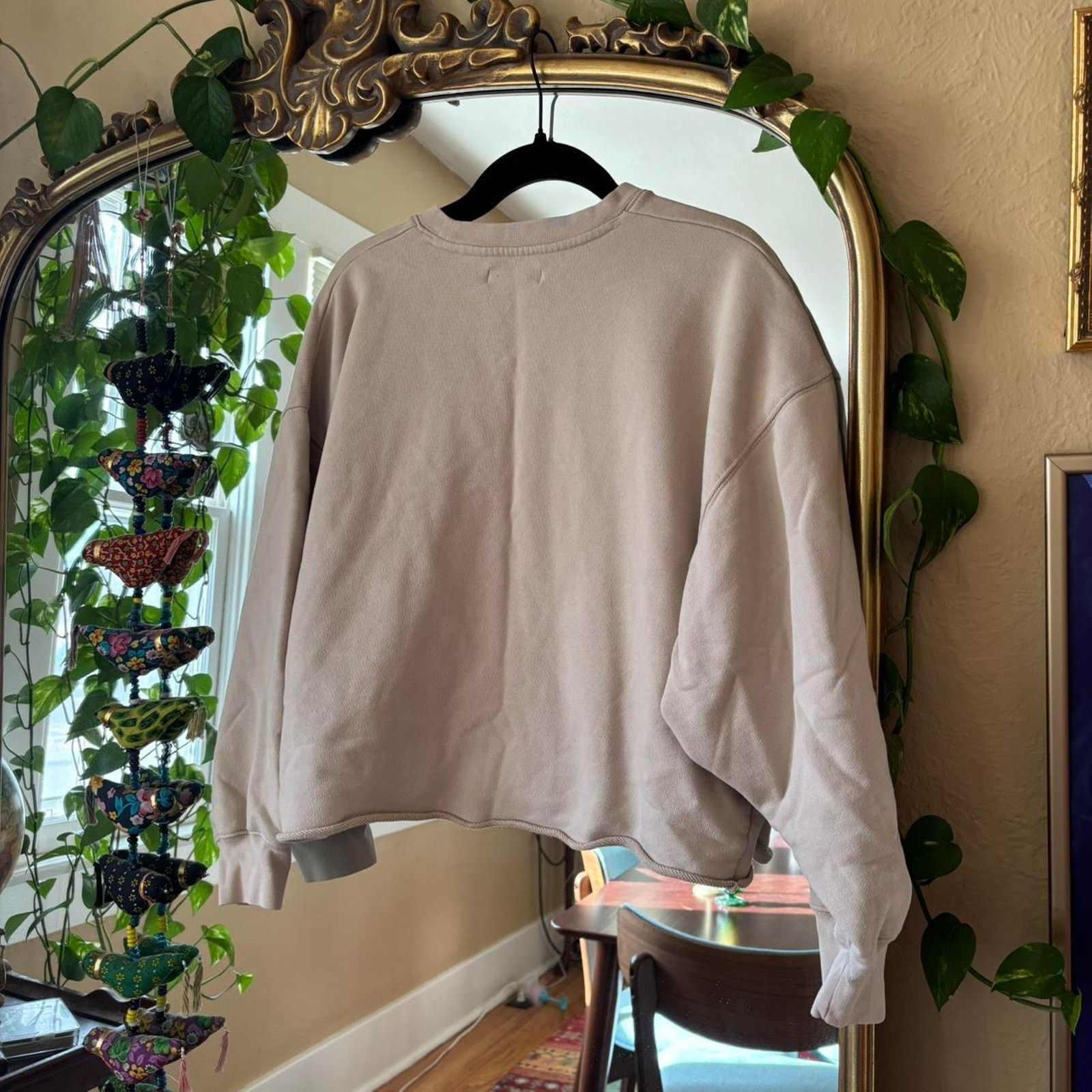 Oak + Fort Oak + Fort Beige Sweatshirt XS Cotton Minimalist Athleisure Size XS / US 0-2 / IT 36-38 - 6 Thumbnail