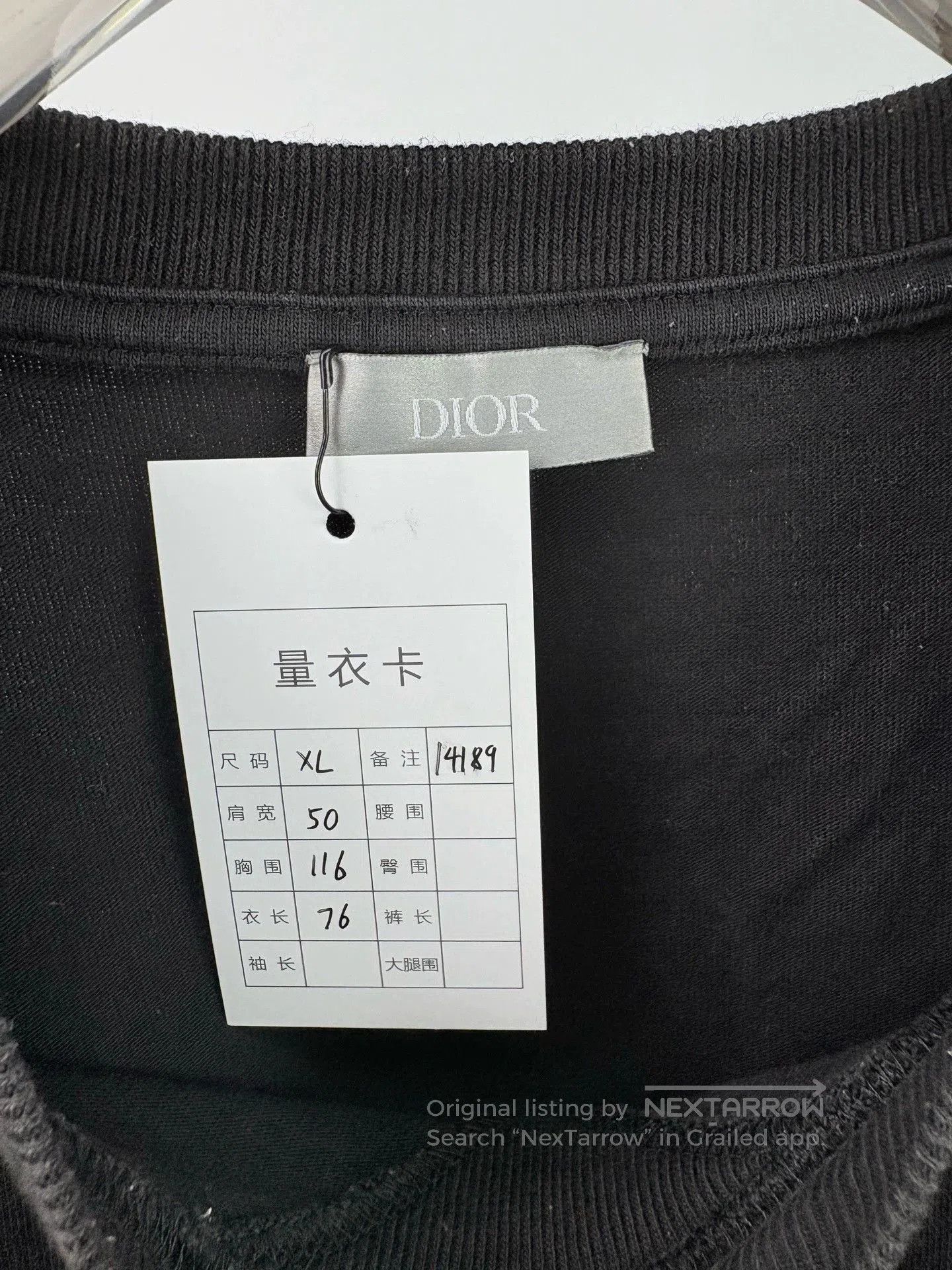 Dior black dior short sleeve logo t-shirt. Size US XL / EU 56 / 4 - 5 Thumbnail
