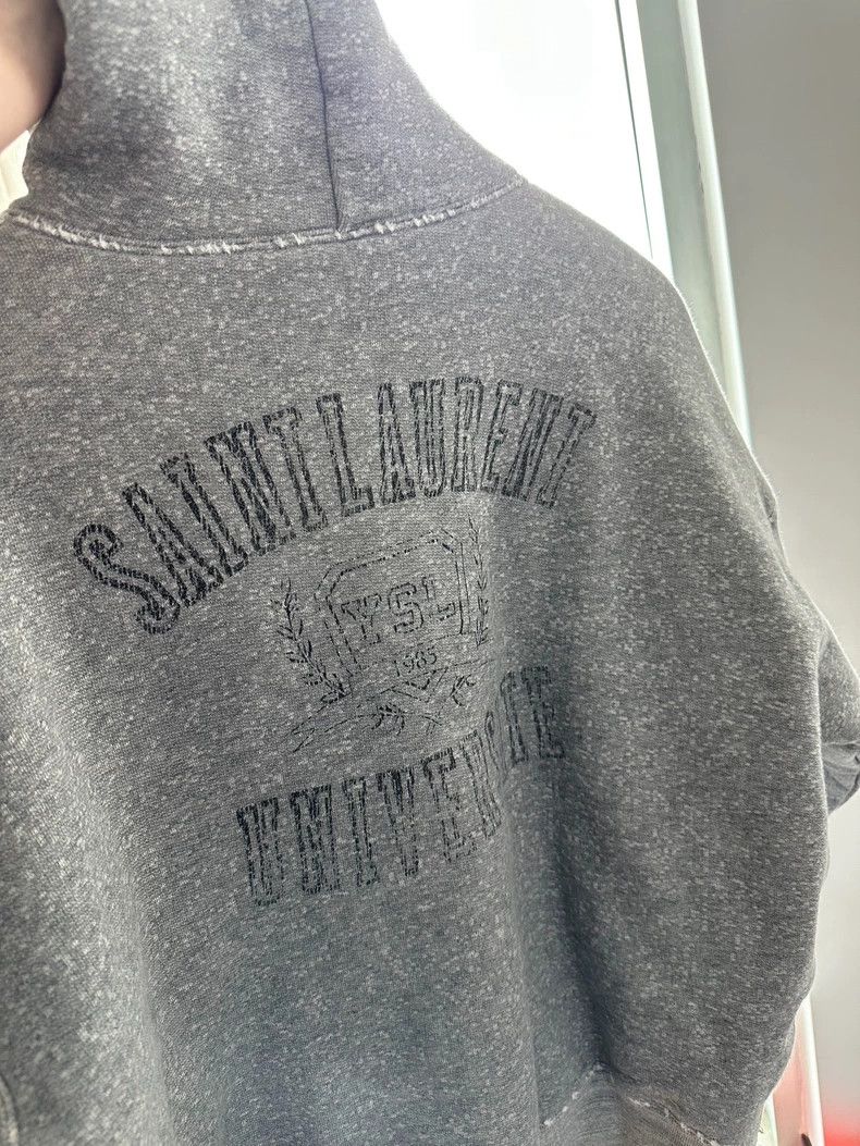 Saint Laurent Paris Saint Laurent Paris The whole body makes the old hoodie Size US L / EU 52-54 / 3 - 4 Thumbnail