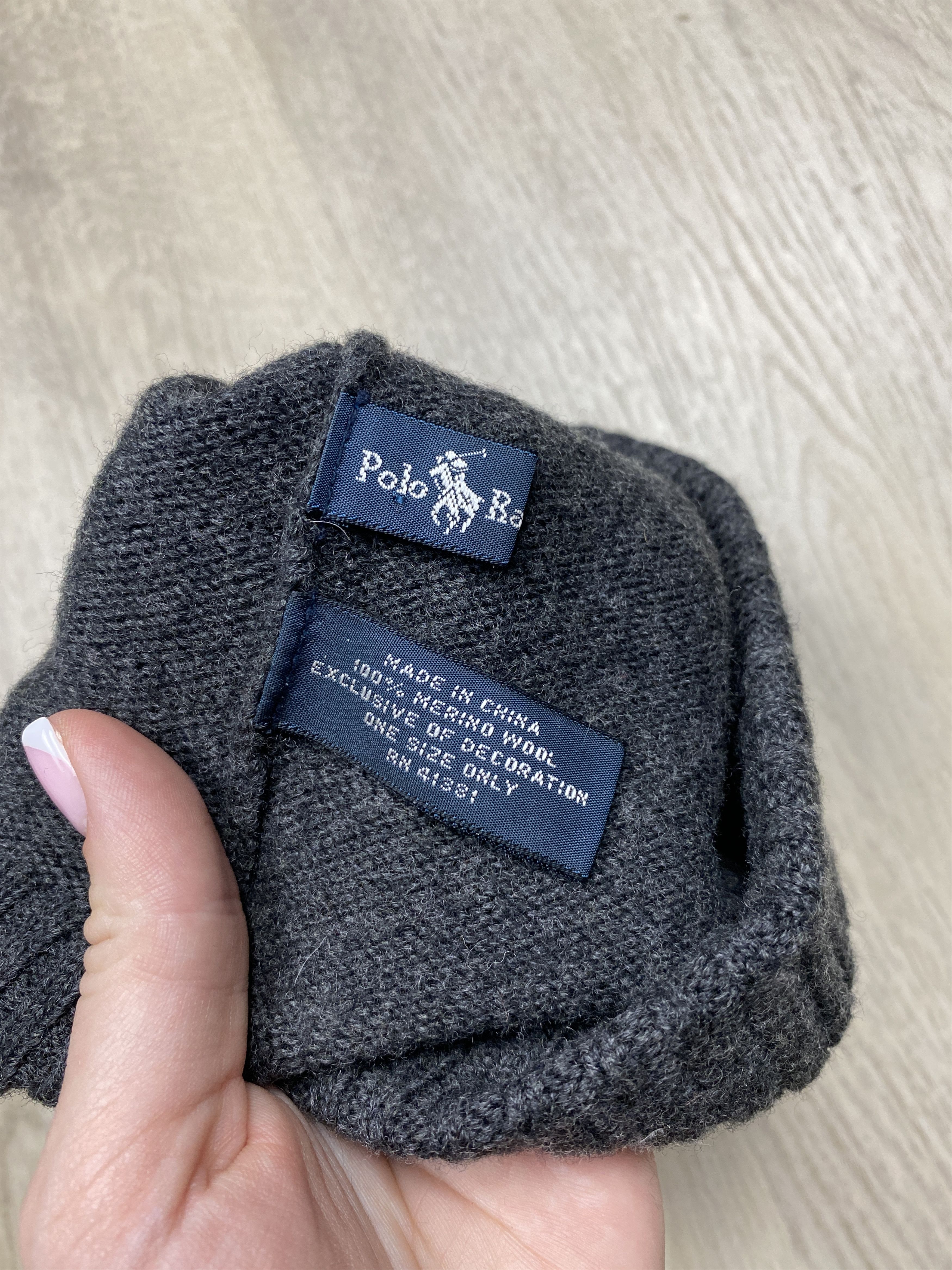 Polo Ralph Lauren Polo Ralph Lauren Vintage Mens Wool Knit Beanie Hat Size ONE SIZE - 4 Thumbnail