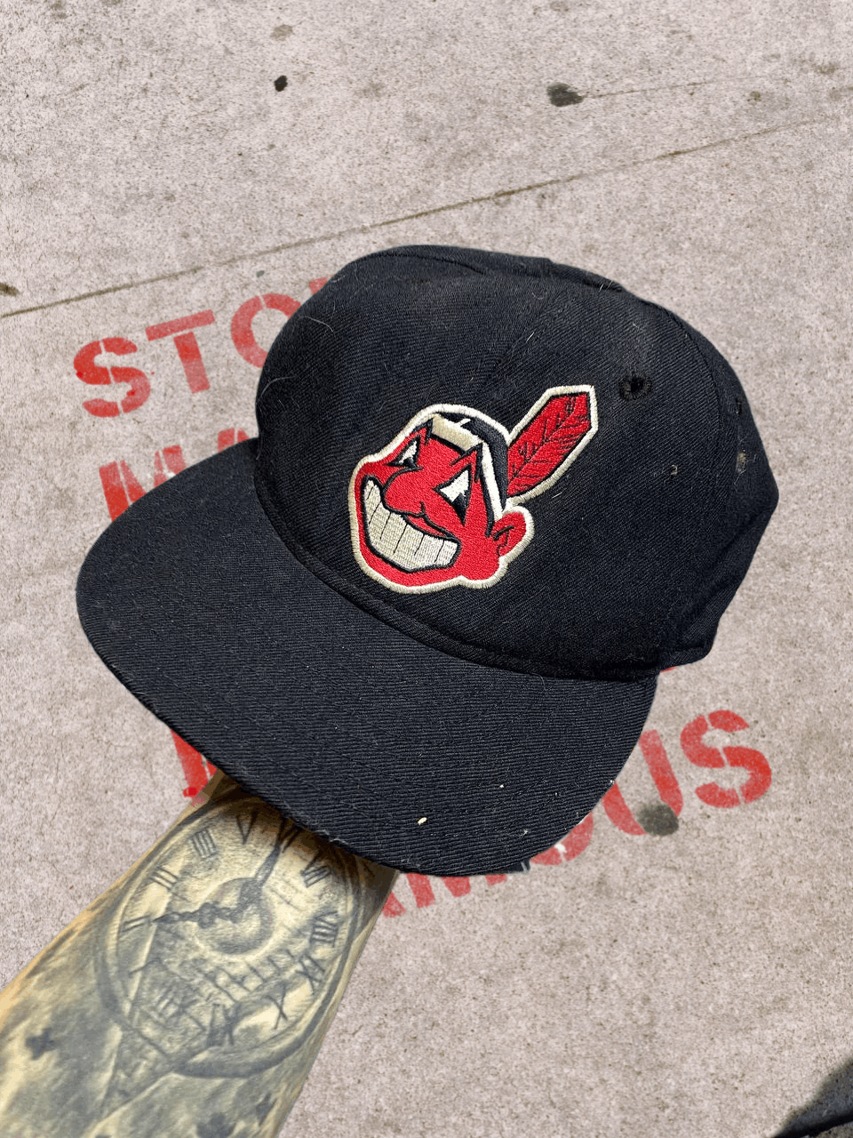 Other VTG Cleveland Indians Diamond Collection Hat, size 7 Wool Size ONE SIZE - 1 Thumbnail