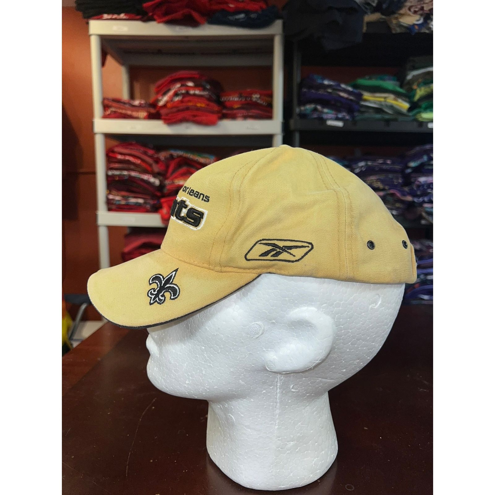 Reebok New Orleans Saints Hat Reebok 2000s NFL Pro Line Cap Stained Size ONE SIZE - 4 Thumbnail