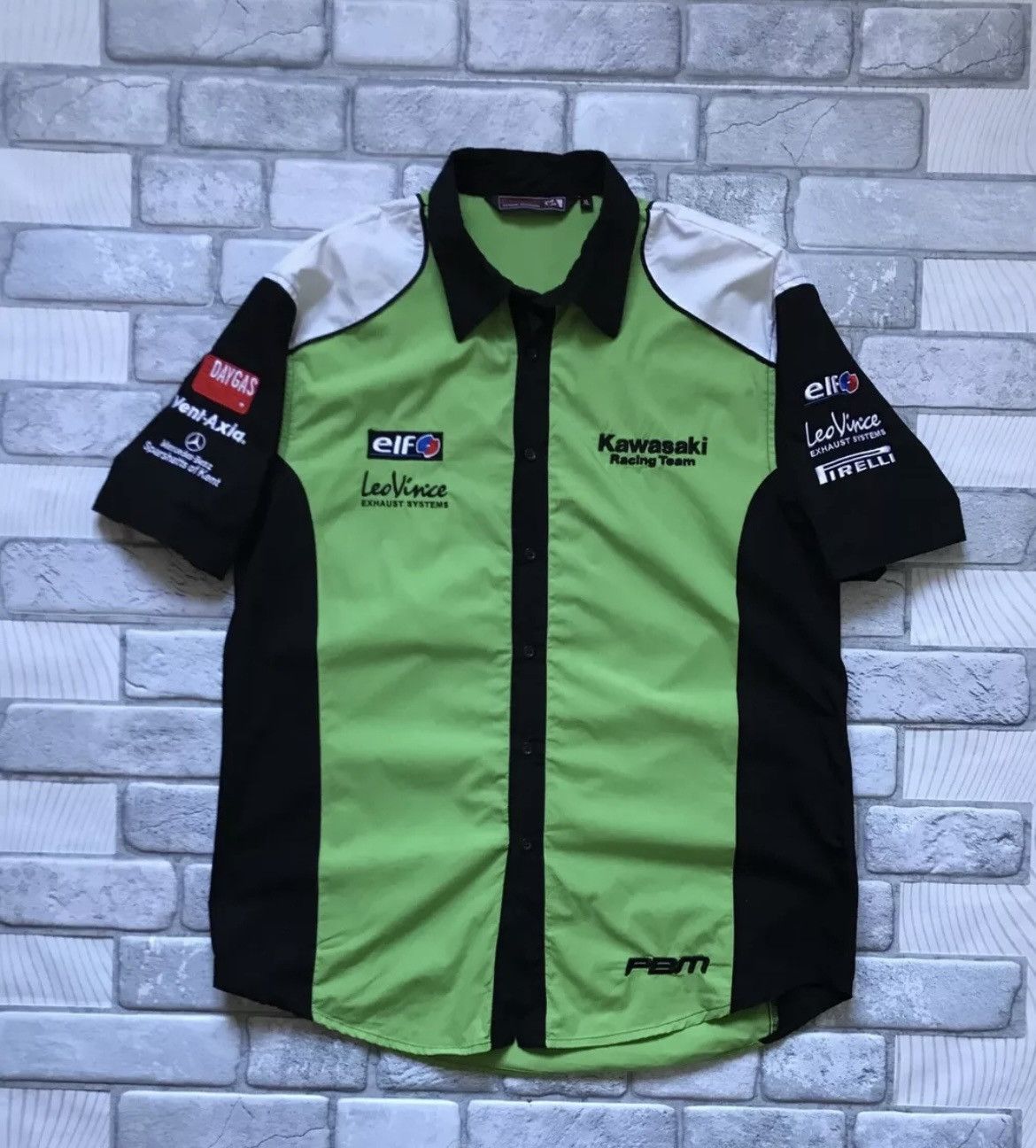 Vintage Kawasaki Racing Men's Shirt Size US XL / EU 56 / 4 - 1 Thumbnail
