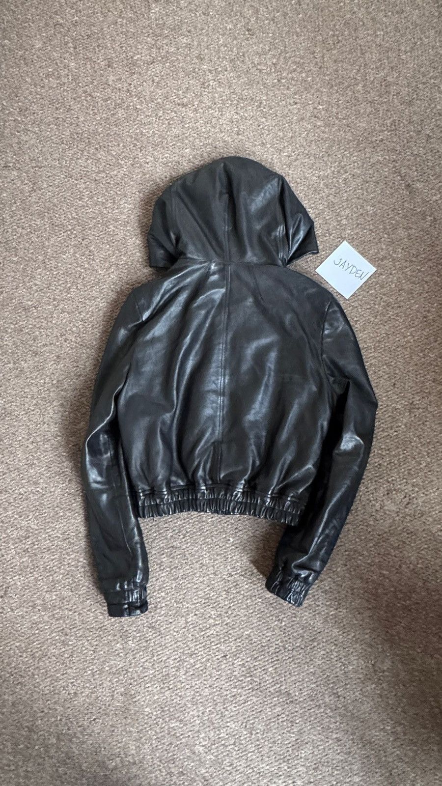 Rick Owens Rick owens hooded leather jacket Size US M / EU 48-50 / 2 - 4 Thumbnail