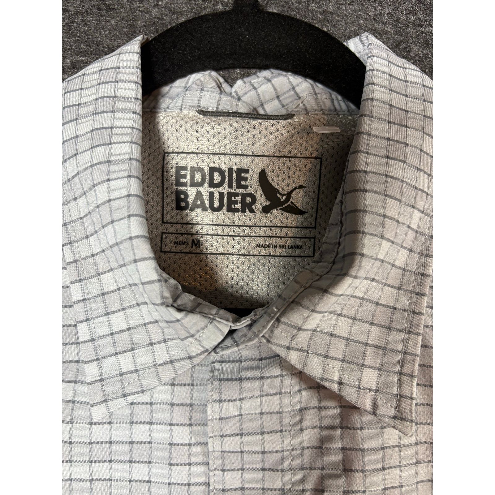 Eddie Bauer Eddie Bauer Short Sleeve Men’s Medium Gray UPF 30 Outdoor Size US M / EU 48-50 / 2 - 5 Thumbnail