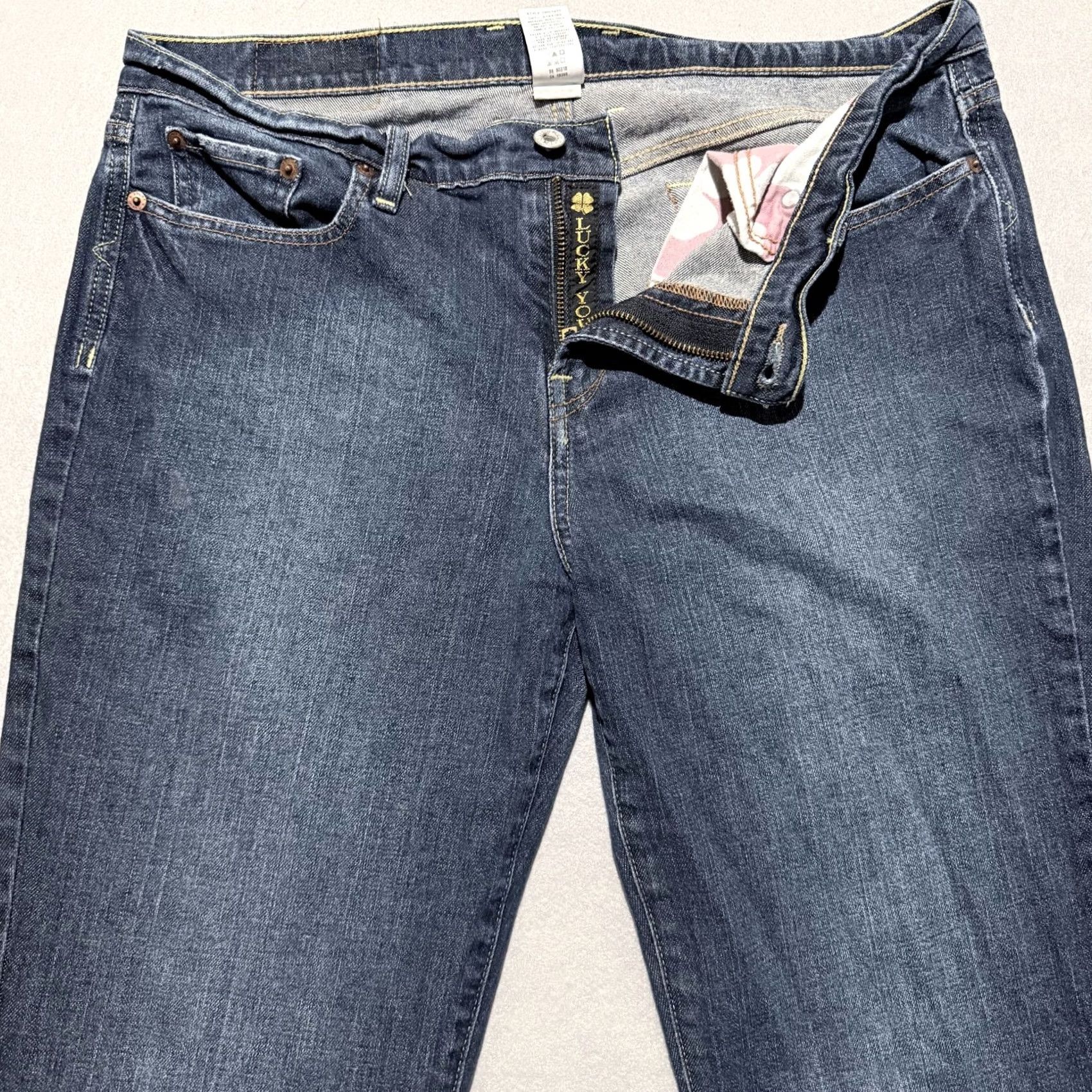 Lucky Brand Lucky Brand Jeans Women's Bootcut Jeans Blue 34x34 Pockets Mid Rise Denim Regular Size Adults Womens Size 42" / US 20 - 3 Thumbnail
