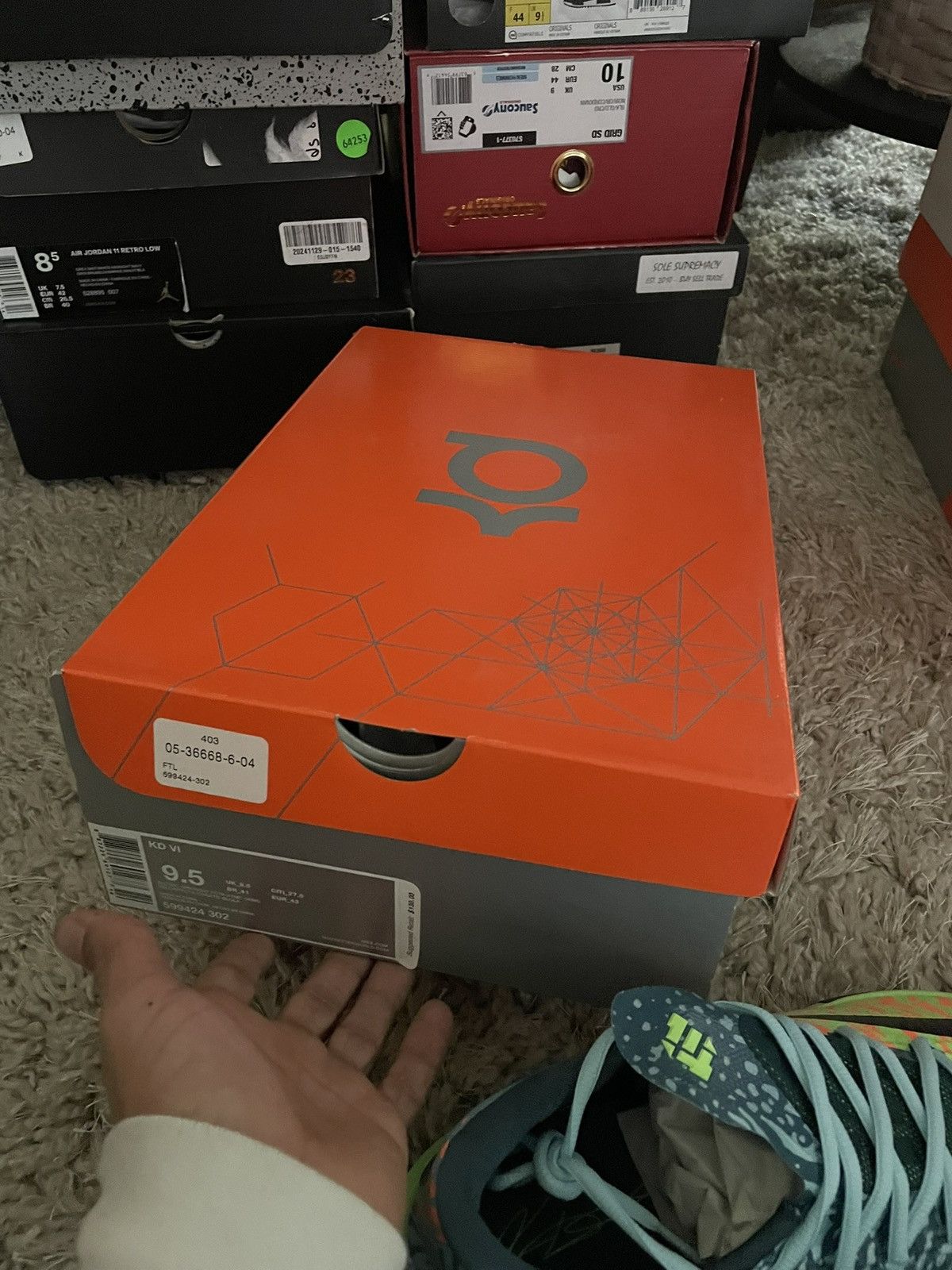 Nike Nike KD 6 Liger Size US 9.5 / EU 42-43 - 9 Thumbnail
