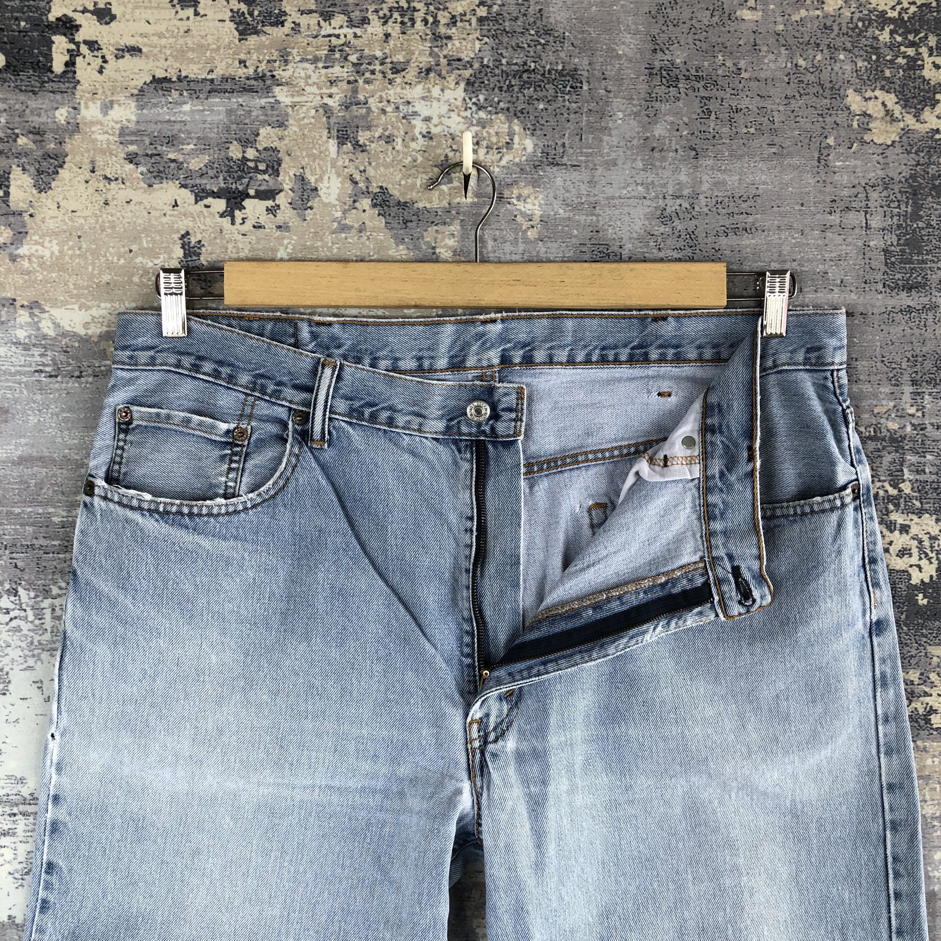 Levi's Vintage Y2K Levis Light Wash Jeans Levi's 505 Faded Denim Size US 40 / EU 56 - 6 Thumbnail