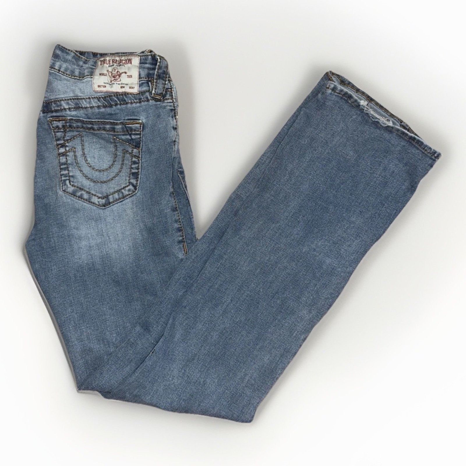 True Religion × Vintage True Religion Becca Mid Rise Bootcut Jeans Women’s 28x34 Size 28" / US 6 / IT 42 - 1 Thumbnail
