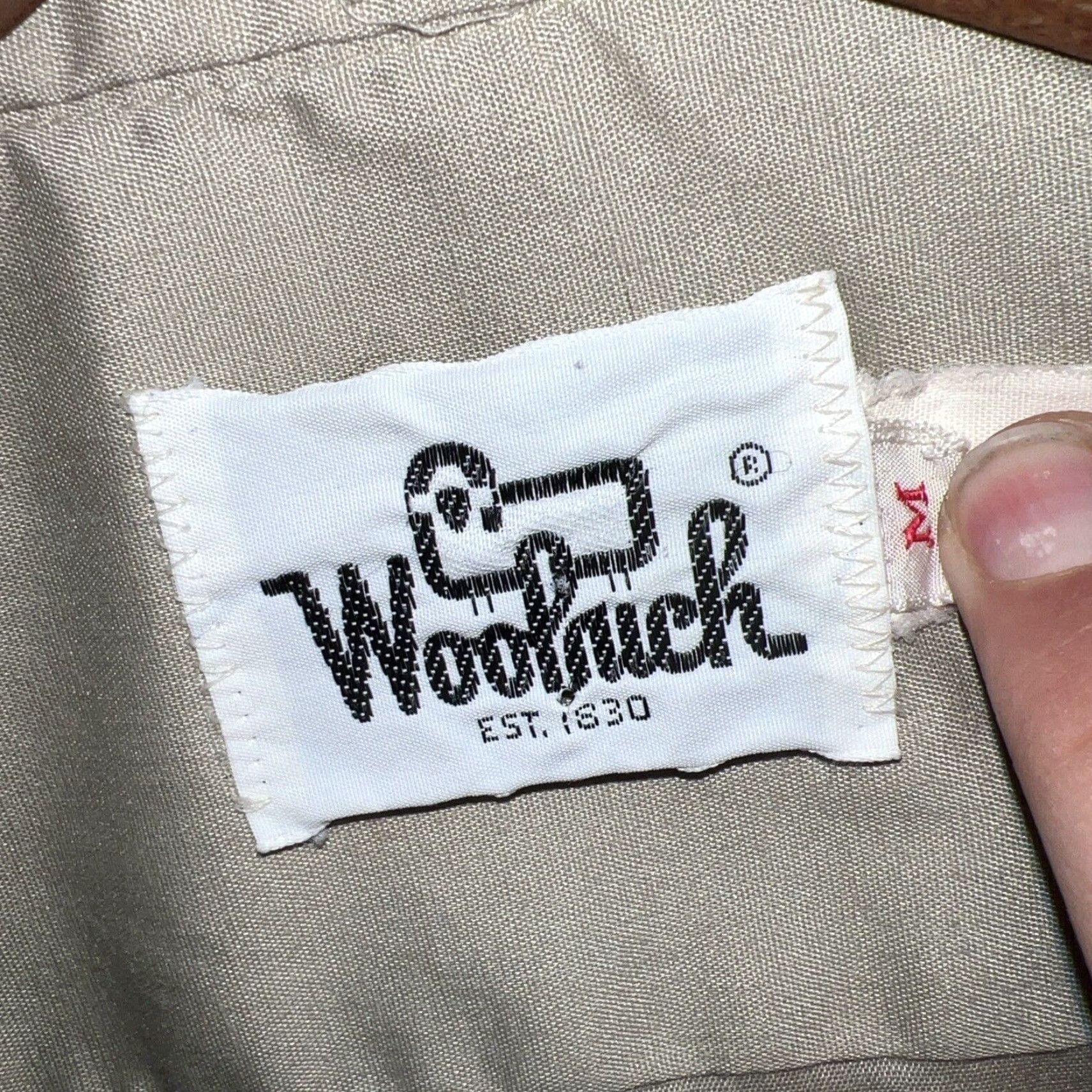 Vintage VINTAGE Woolrich Military Style Button Up Shirt Mens Size M Short Sleeve Beige Size US M / EU 48-50 / 2 - 3 Thumbnail