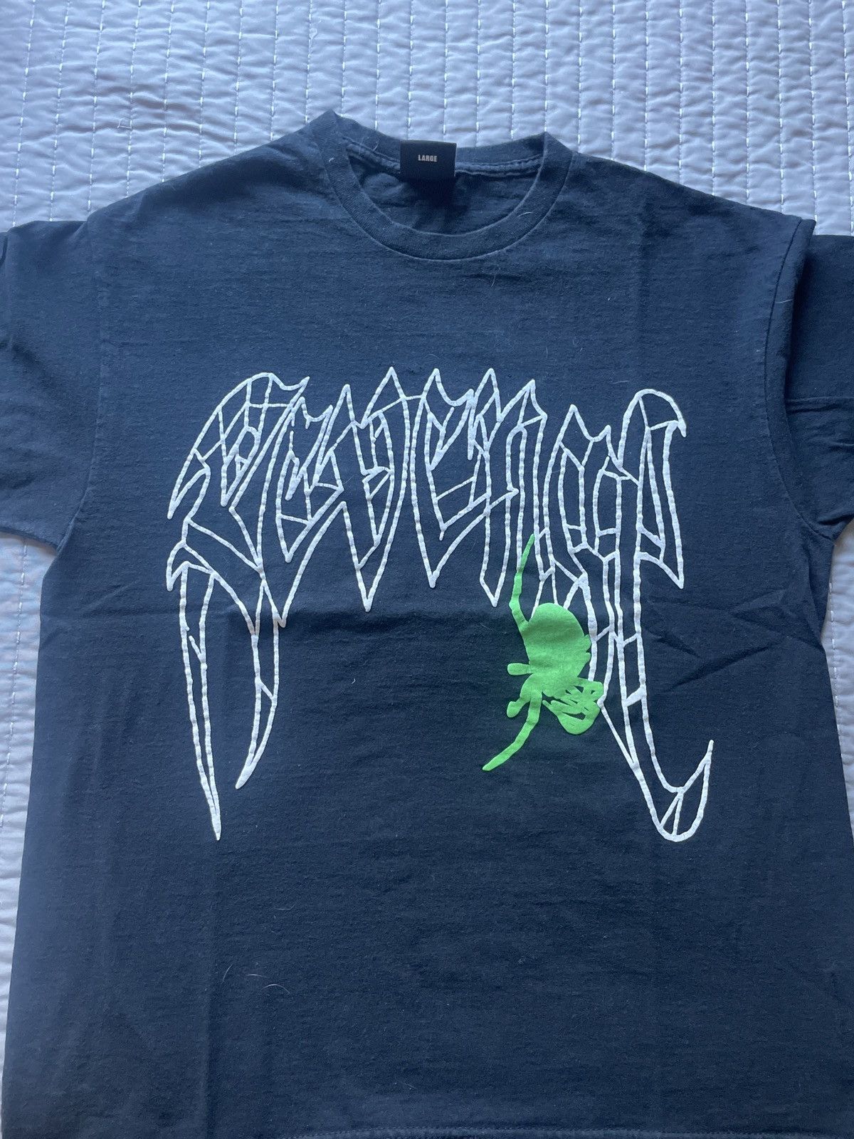 Revenge Revenge “Green Spider Arch” black tee Size US L / EU 52-54 / 3 - 1 Thumbnail