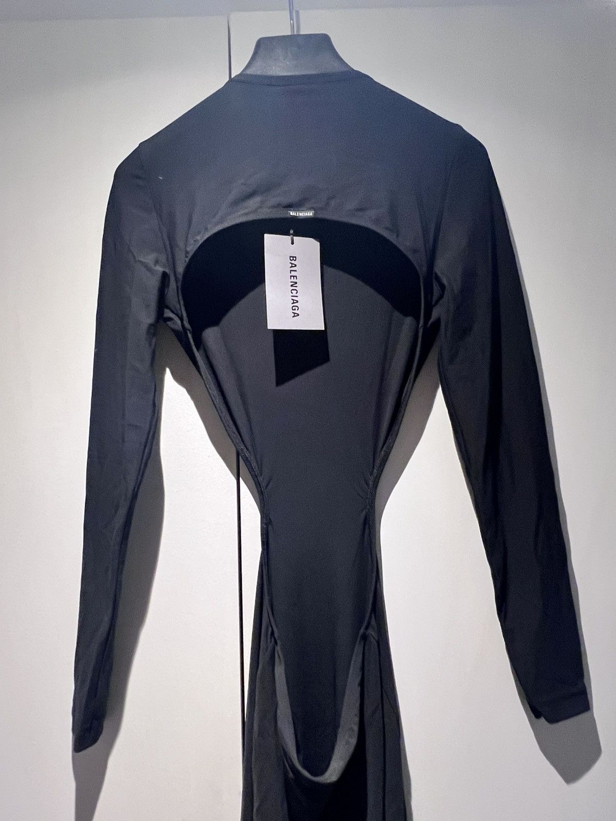 Balenciaga Black lightweight jersey cut-out maxi dress Size XXS / US 00 / IT 34 - 4 Thumbnail