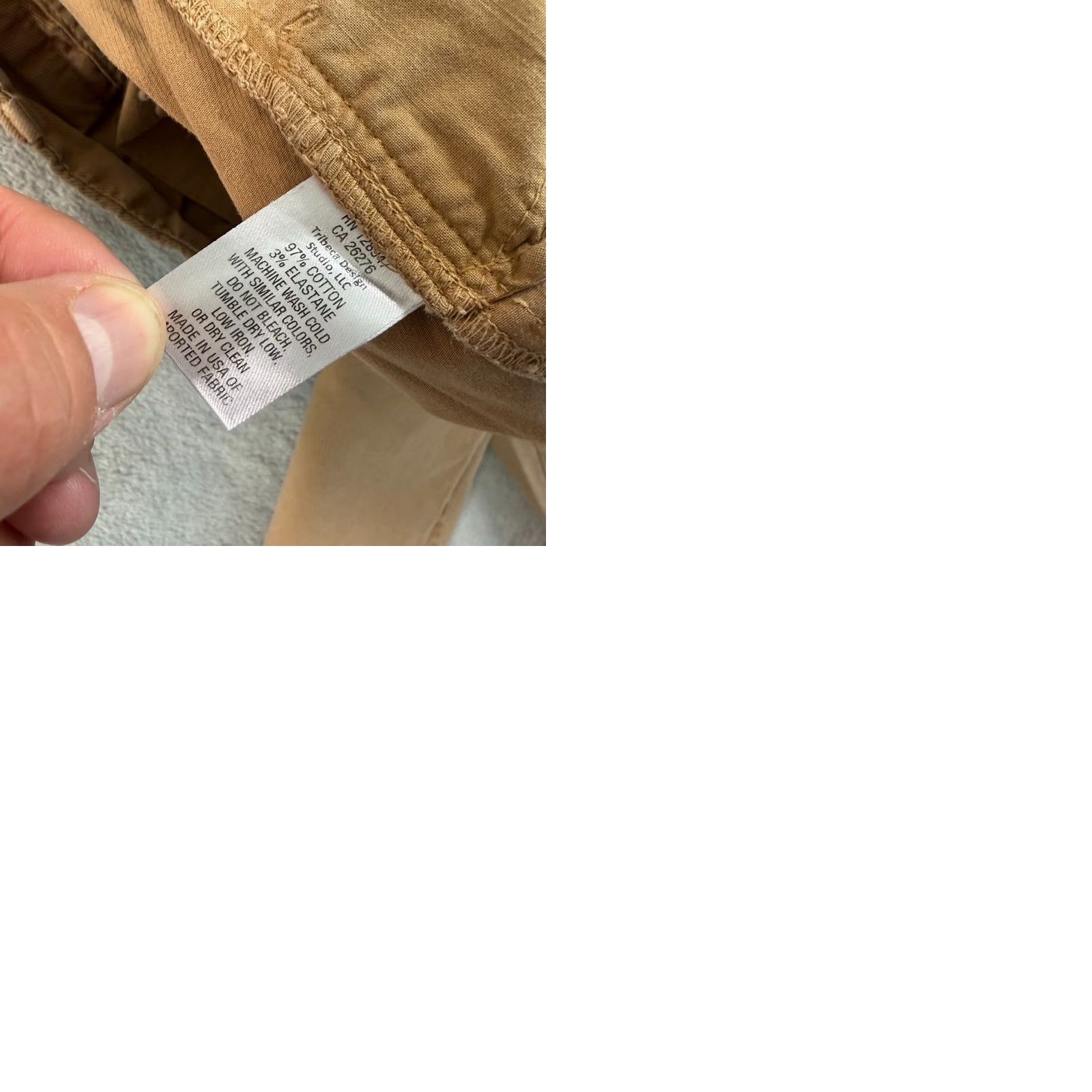 Nili Lotan Nili Lotan Montauk Cropped Hem Pants Brown Women 6 Straight Leg Pockets USA Designer Size 28" / US 6 / IT 42 - 9 Thumbnail