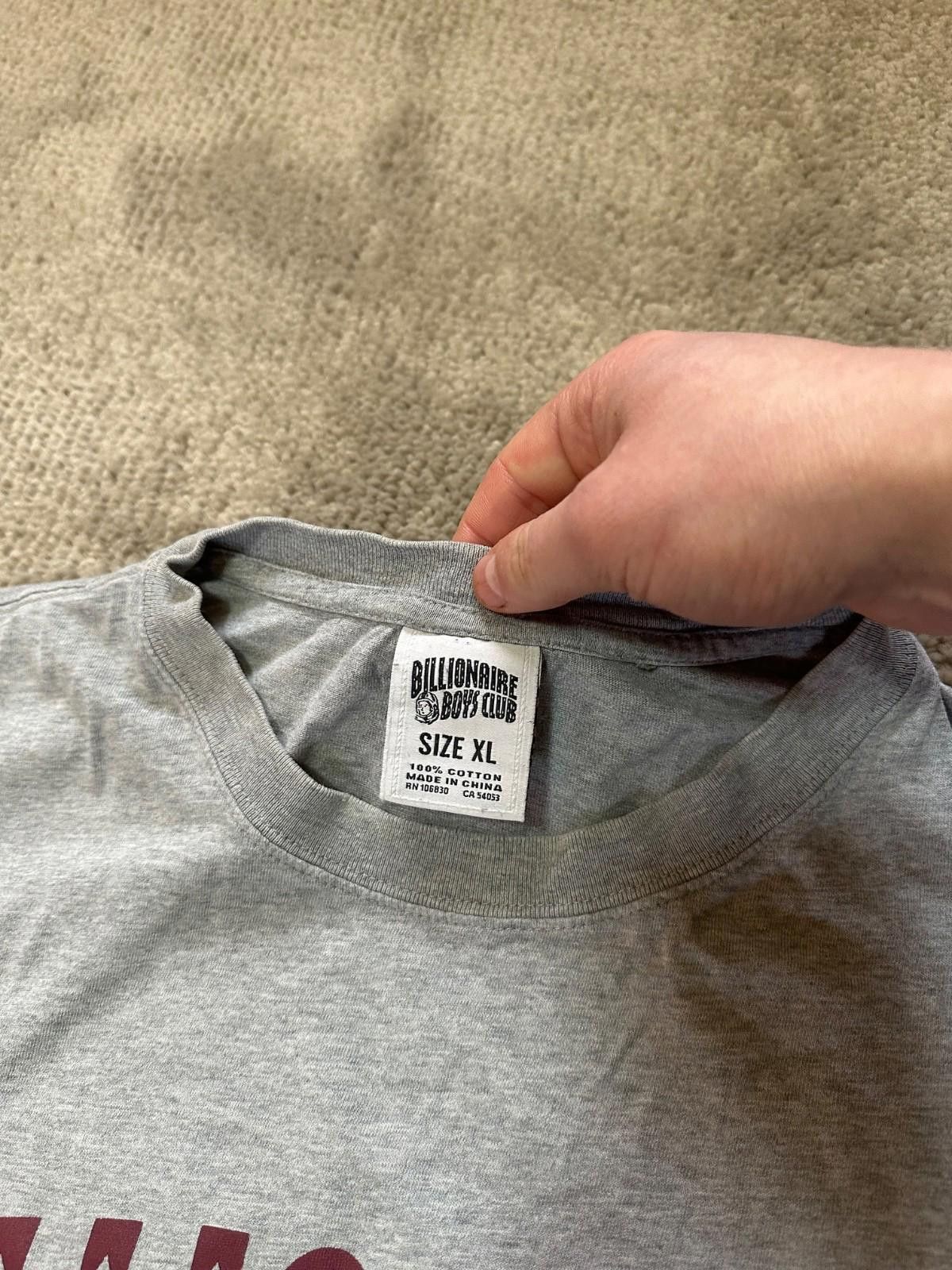 Billionaire Boys Club Billionaire Boys Club BBC Tee Gray Sz XL Size US XL / EU 56 / 4 - 5 Thumbnail
