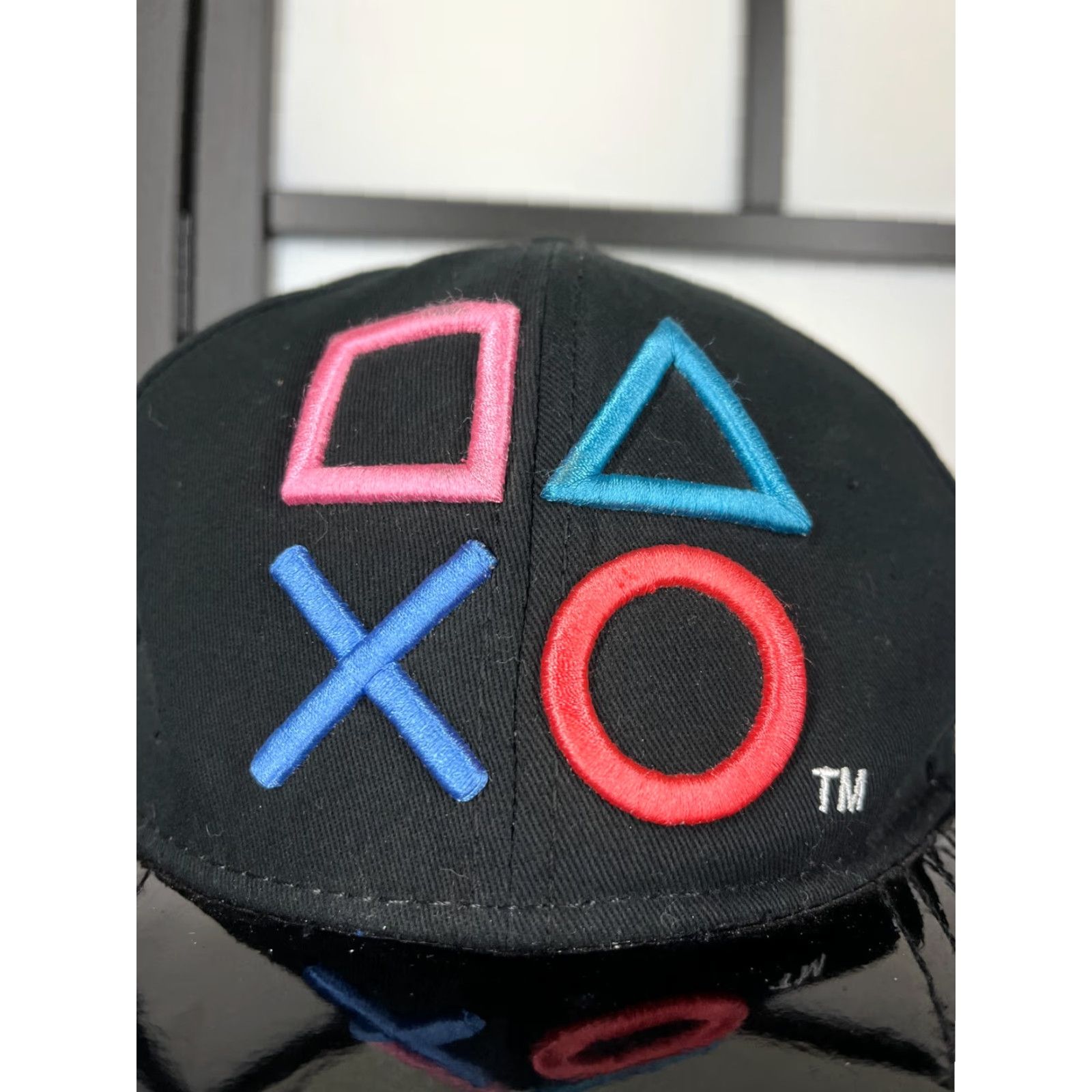 Vintage PlayStation Hat Cap Snap Back Adult One Size Black Logo Size ONE SIZE - 2 Thumbnail