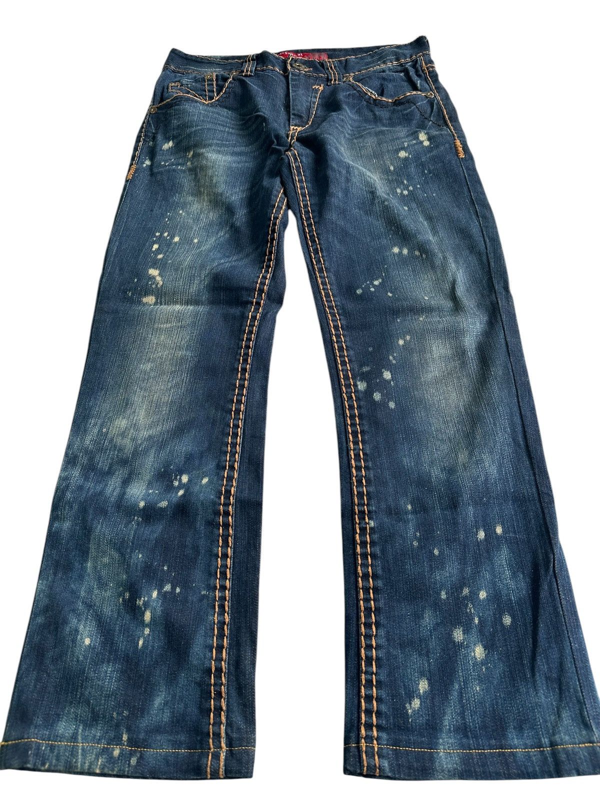 Hysteric Glamour VINTAGE OUTER SEAM FRISUNSAT JEANS KENDRICK LAMAR STYLE Size US 31 - 1 Thumbnail