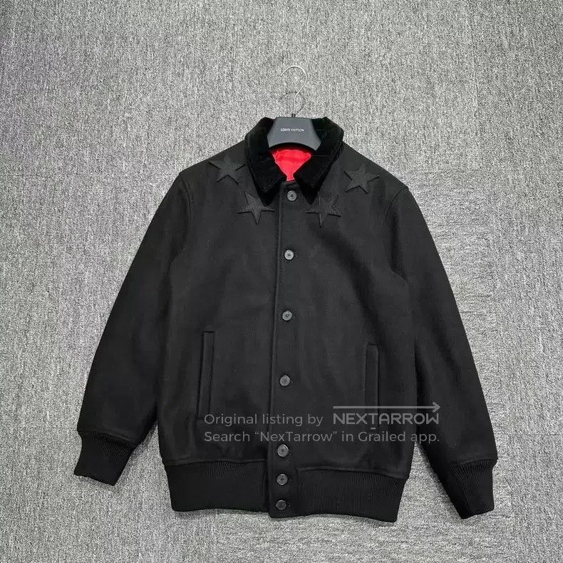 Givenchy Givenchy Embroidered Five-Star Wool Baseball Jacket Size US S / EU 44-46 / 1 - 1 Thumbnail