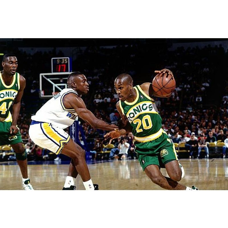 Logo 7 × NBA Seattle Supersonics 90s Logo 7 snapback hat NBA NWT Sonics Size ONE SIZE - 9 Thumbnail