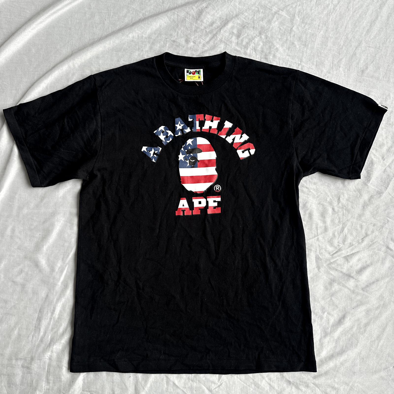Bape BAPE Black USA Shirt Front Logo Size Medium Size US M / EU 48-50 / 2 - 1 Thumbnail