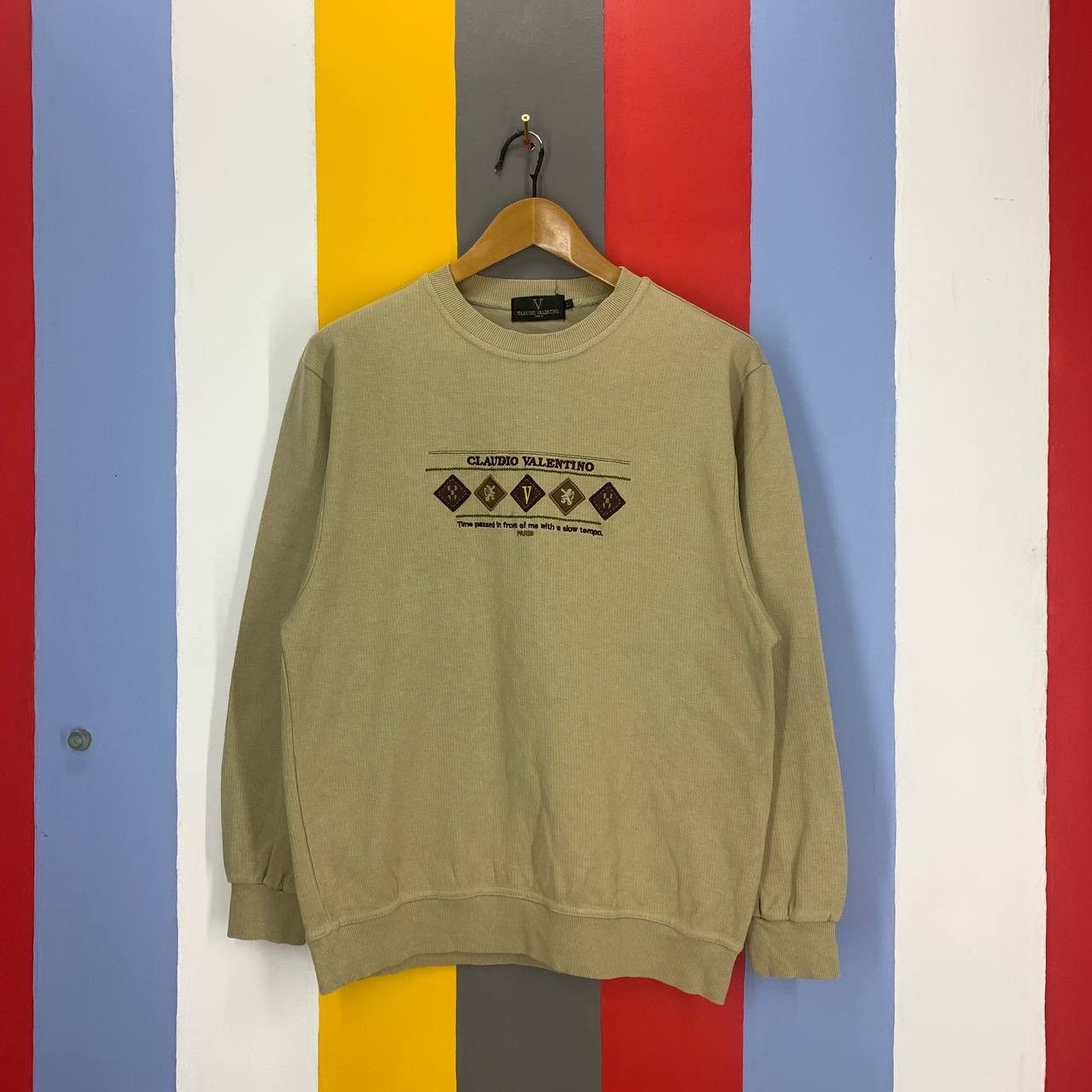 Other CLAUDIO VALENTINO PARIS Crew Neck Sweatshirt #2480/AN Size US M / EU 48-50 / 2 - 1 Thumbnail