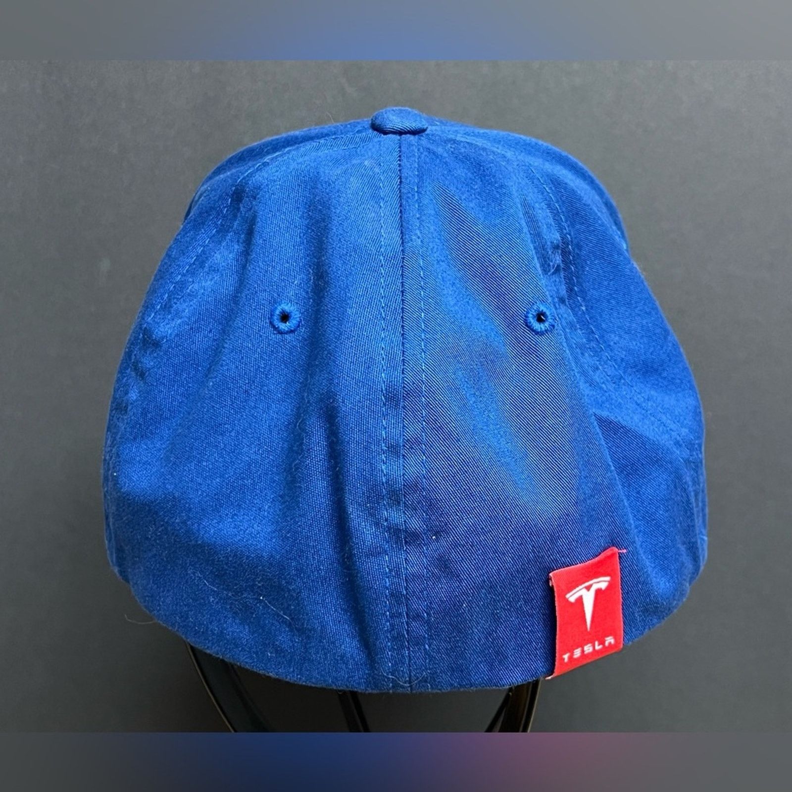 A-Flex Official Logo Hat Tesla Blue Flexfit Cap Embroidered L/XL Size ONE SIZE - 4 Thumbnail