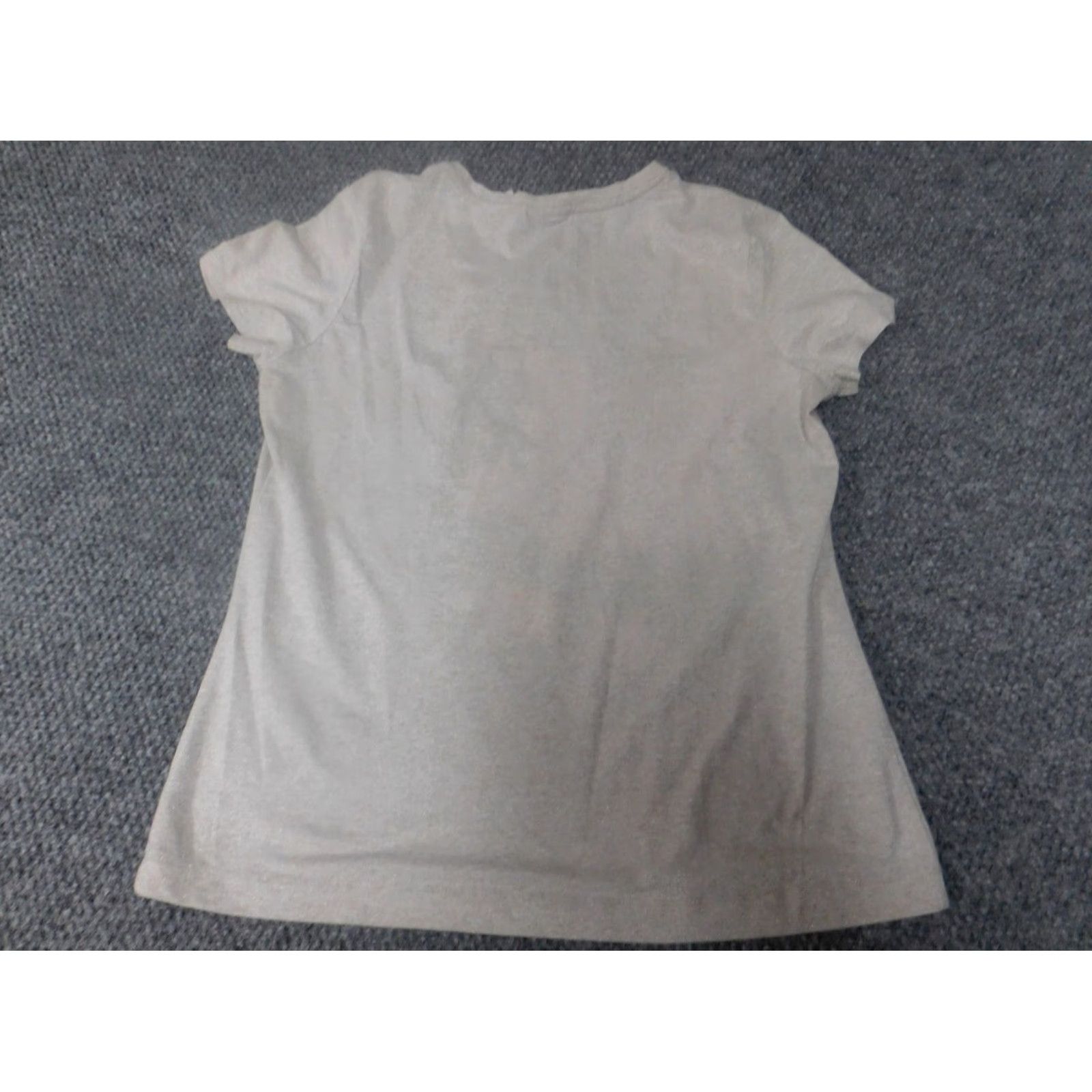 Vintage Chicos Shirt Women 1 Gray Pullover Crew Neck Short Sleeve Breathable Stretch Classic Casual Blouse Basic Modern Regular Womens Size XS / US 0-2 / IT 36-38 - 6 Thumbnail