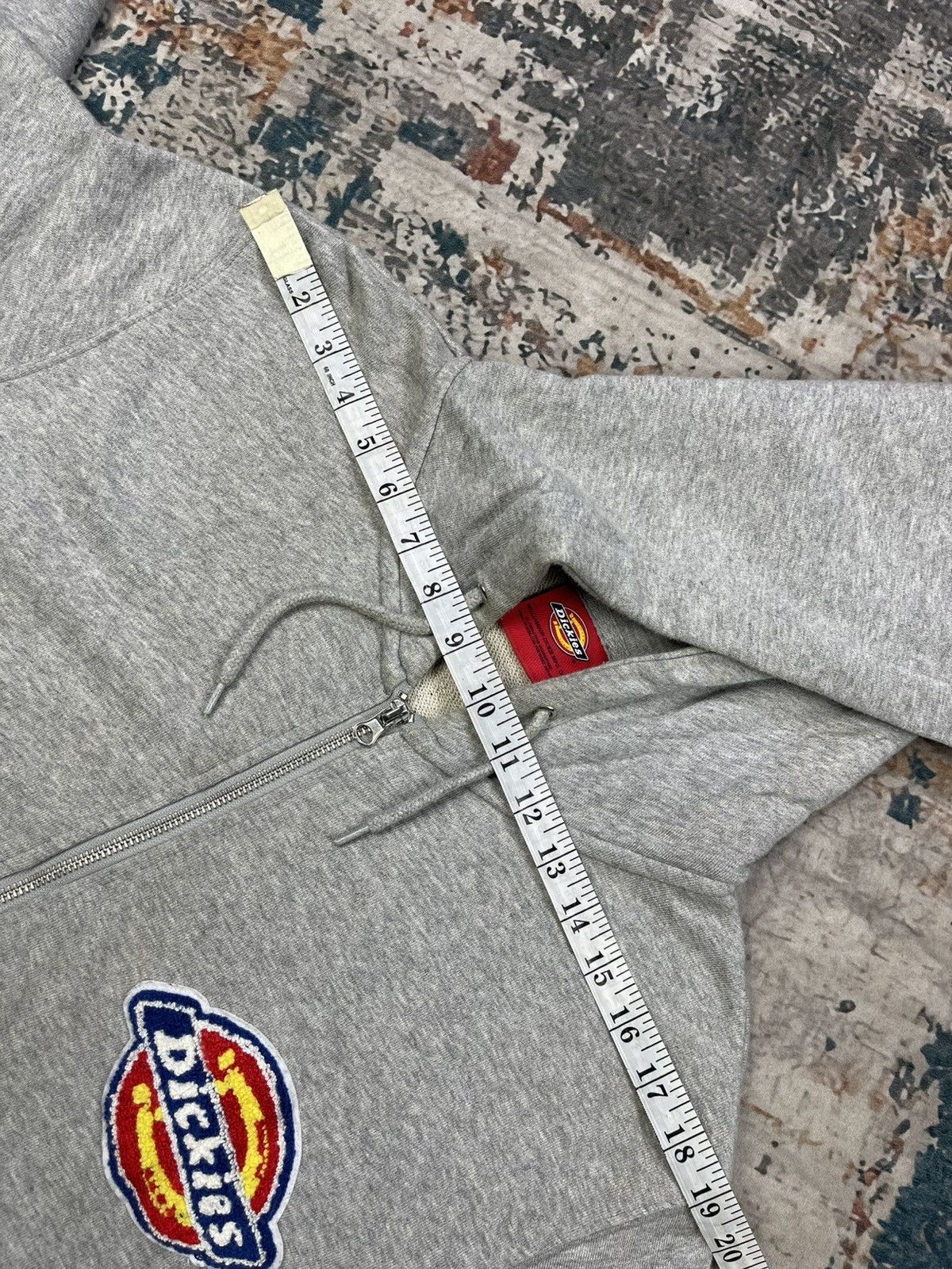 Dickies Vtg Dickies Patch Logo Zipper Hoodie Sweatshirt Size US L / EU 52-54 / 3 - 9 Thumbnail