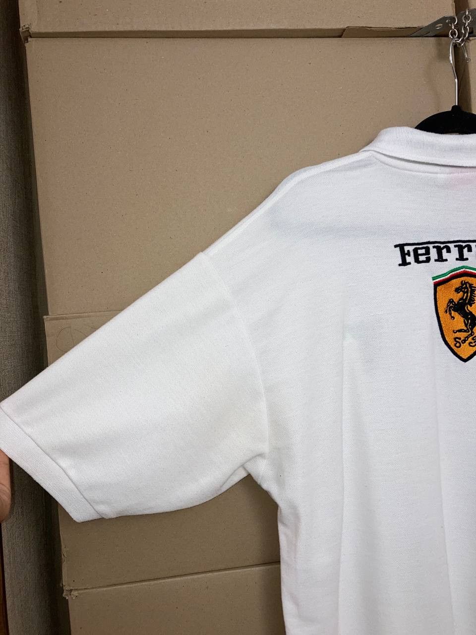 Ferrari VINTAGE FERRARI POLO SHIRT SHELL RACING FORMULA 1 Y2K SKATE Size US XXL / EU 58 / 5 - 4 Thumbnail