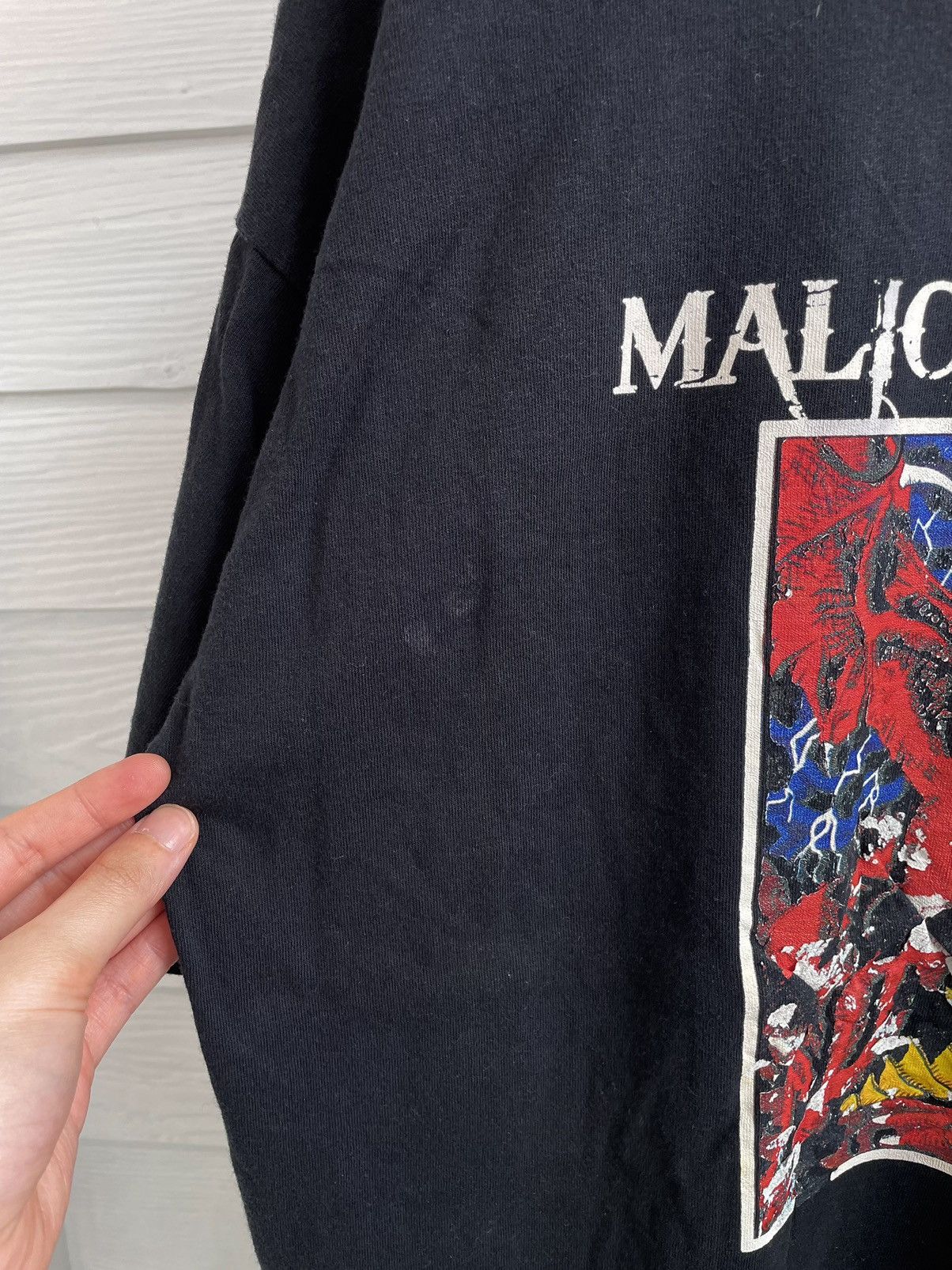 Band Tees × Vintage VINTAGE MALICIOUS INTENT Size US XL / EU 56 / 4 - 4 Thumbnail