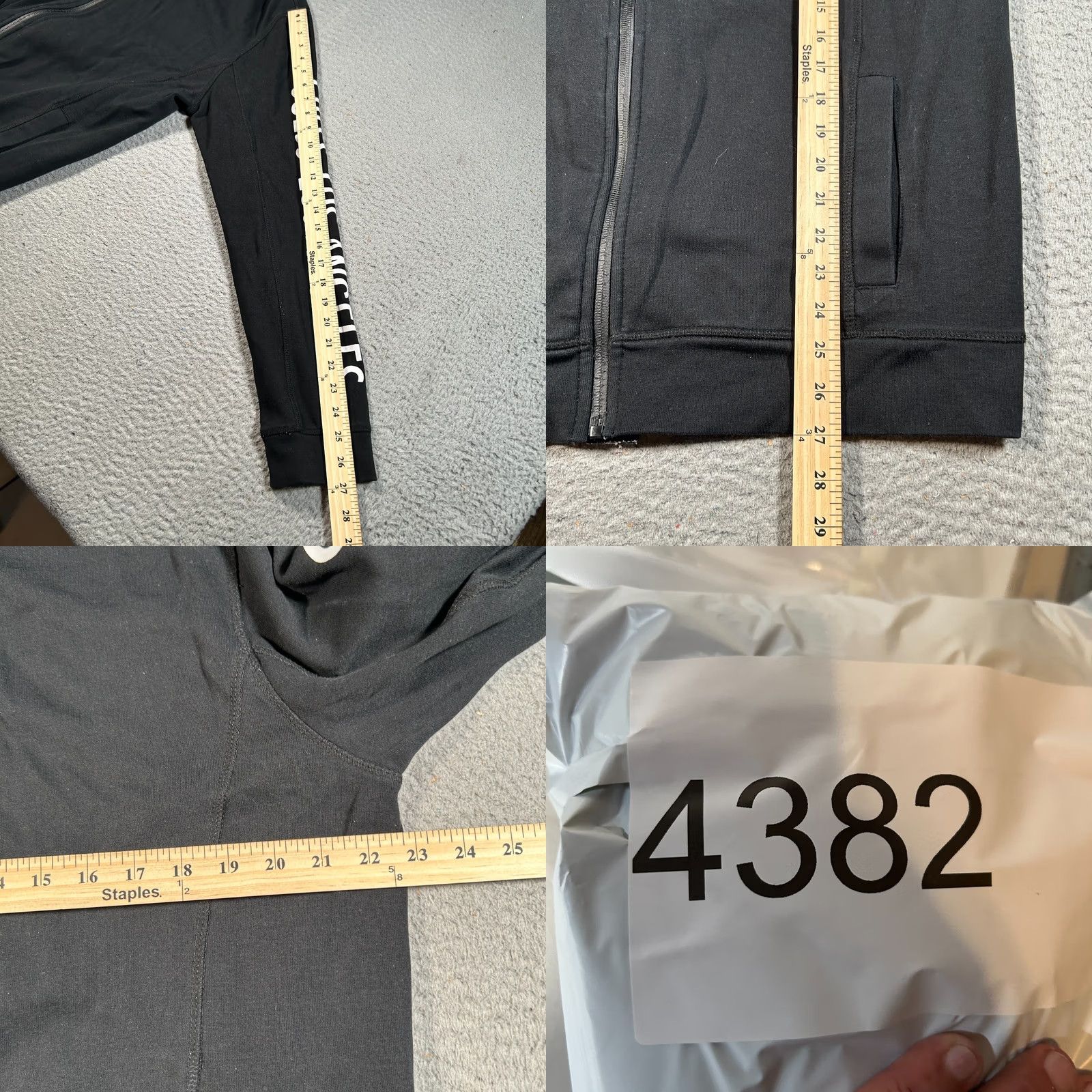 Guess Guess Los Angeles Track Jacket Mens XL Black Graphic Logo Mock Neck Full Zip Size US XL / EU 56 / 4 - 8 Thumbnail