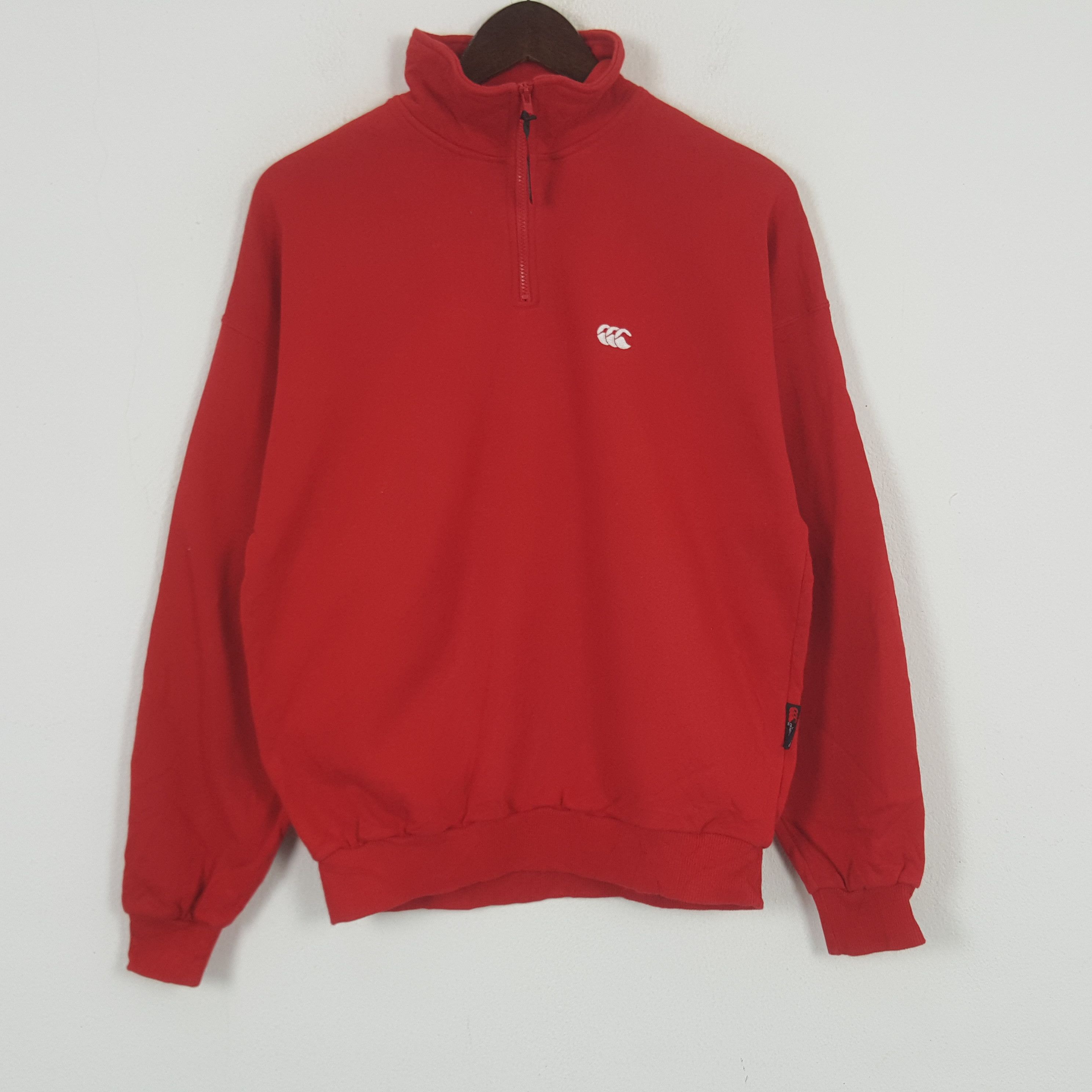 Canterbury of New Zealand × Vintage Vintage Canterbury Of New Zealand Half Zipper Sweatshirt Size US S / EU 44-46 / 1 - 1 Thumbnail
