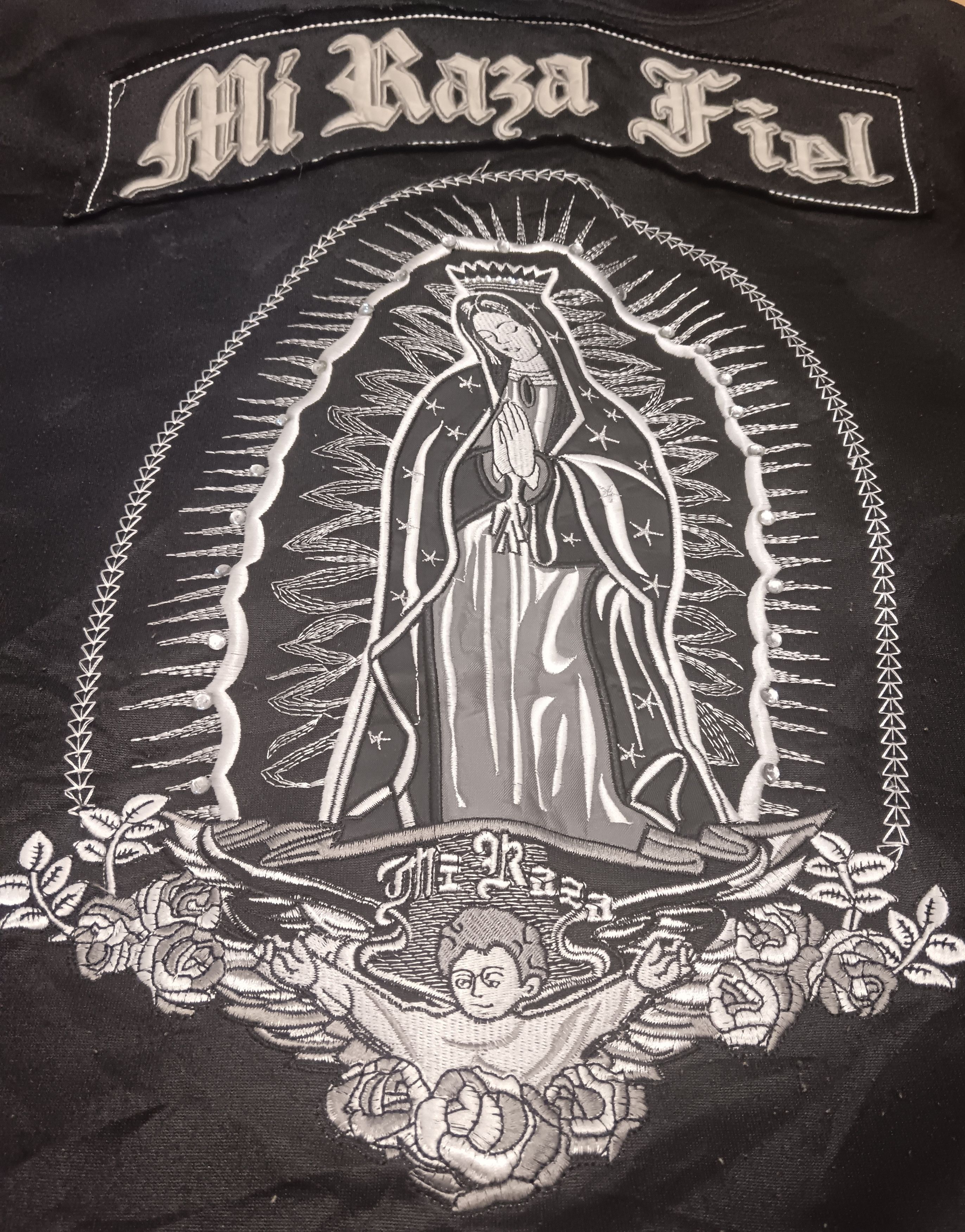 Cult Of Individuality URBAN COUTURE MI RAZA FIEL EMBROIDERED SWEATSHIRT HOODIE Size US XL / EU 56 / 4 - 5 Thumbnail