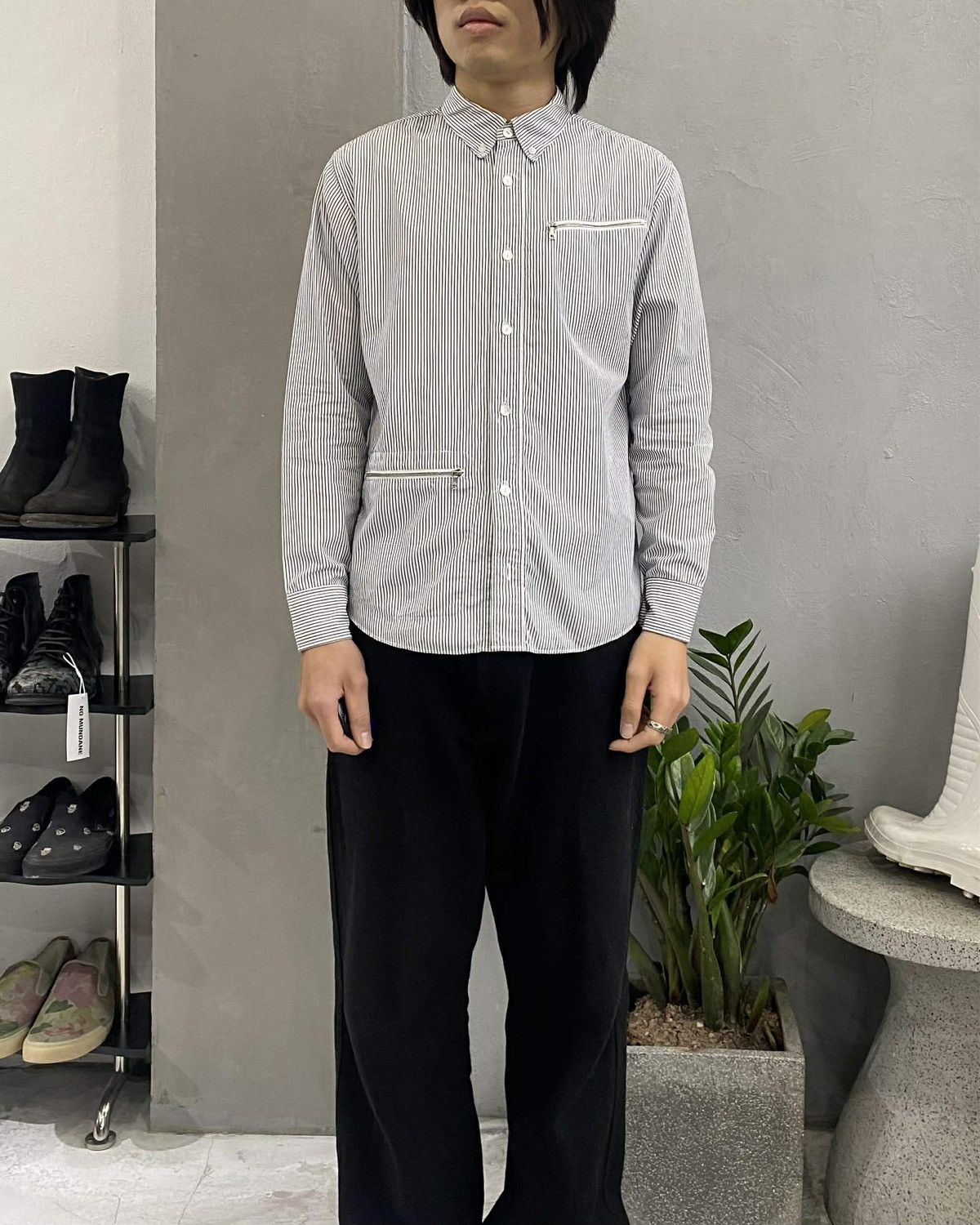 Visvim Visvim Cubism Striped Shirt Size US S / EU 44-46 / 1 - 1 Thumbnail