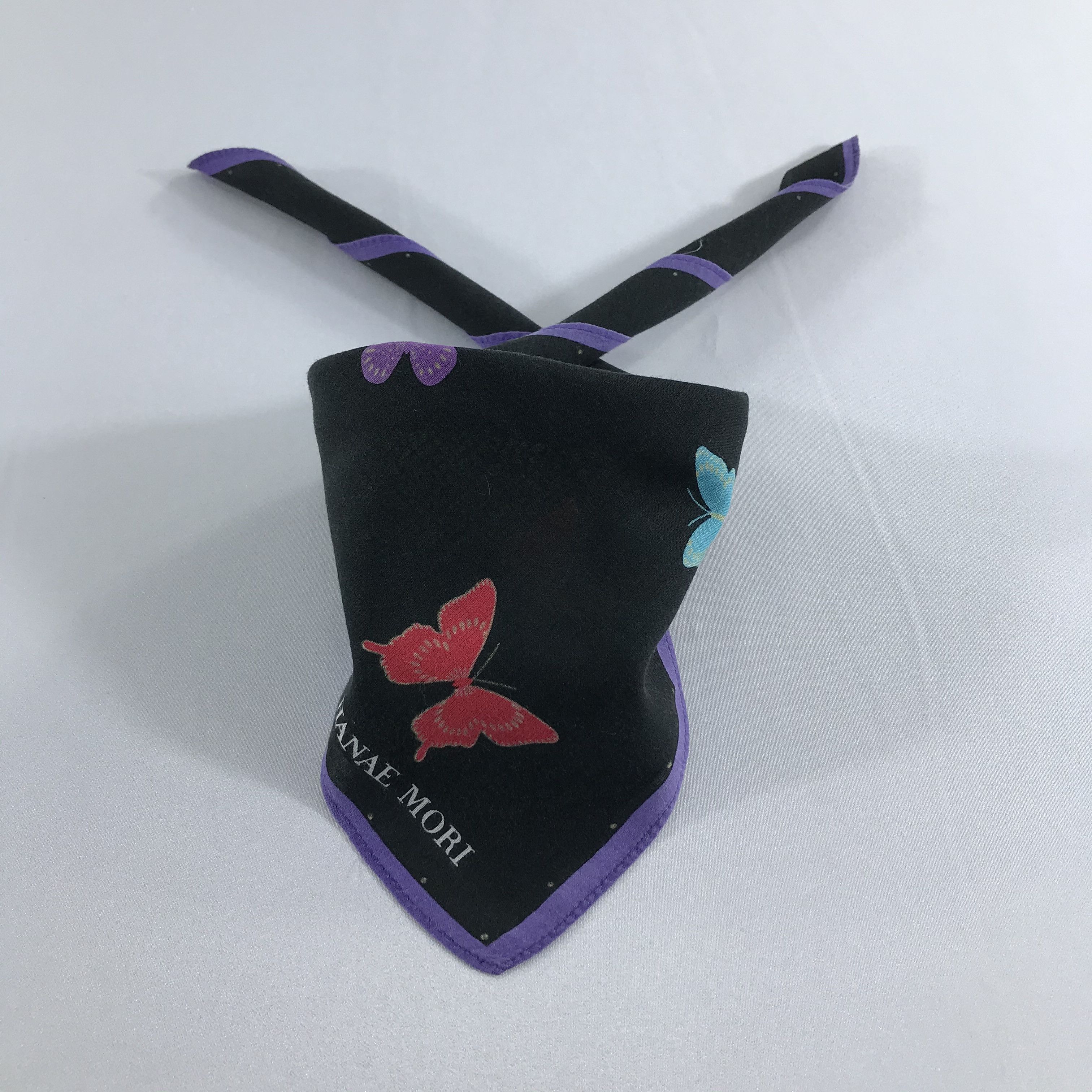 Hanae Mori Hanae Mori Handkerchief Neckerchief Bandana H1097 Size ONE SIZE - 2 Thumbnail