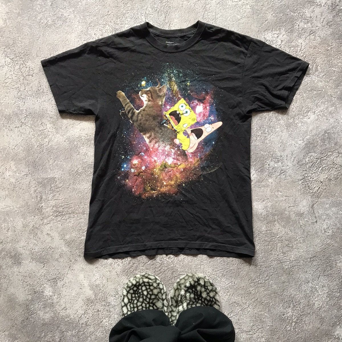 Vintage Vintage Y2K SpongeBob Patrick Graphic Tee Rave Skate Slim M Size US M / EU 48-50 / 2 - 1 Thumbnail