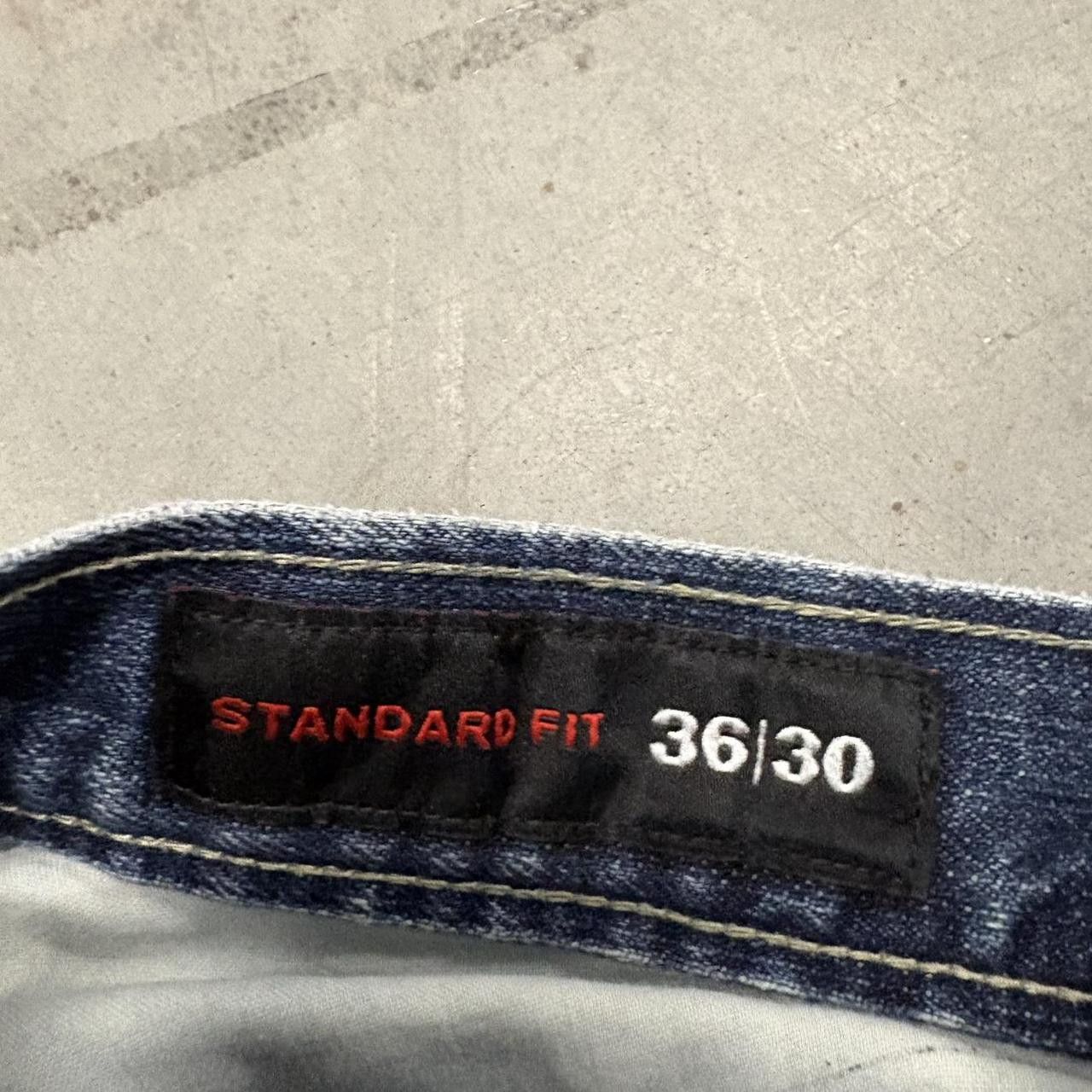 Apt. 9 Crazy Vintage Y2K/2000s Baggy Wideleg Apt9 Dark Wash Skater Streetwear Denim Jeans! Size US 36 / EU 52 - 8 Thumbnail