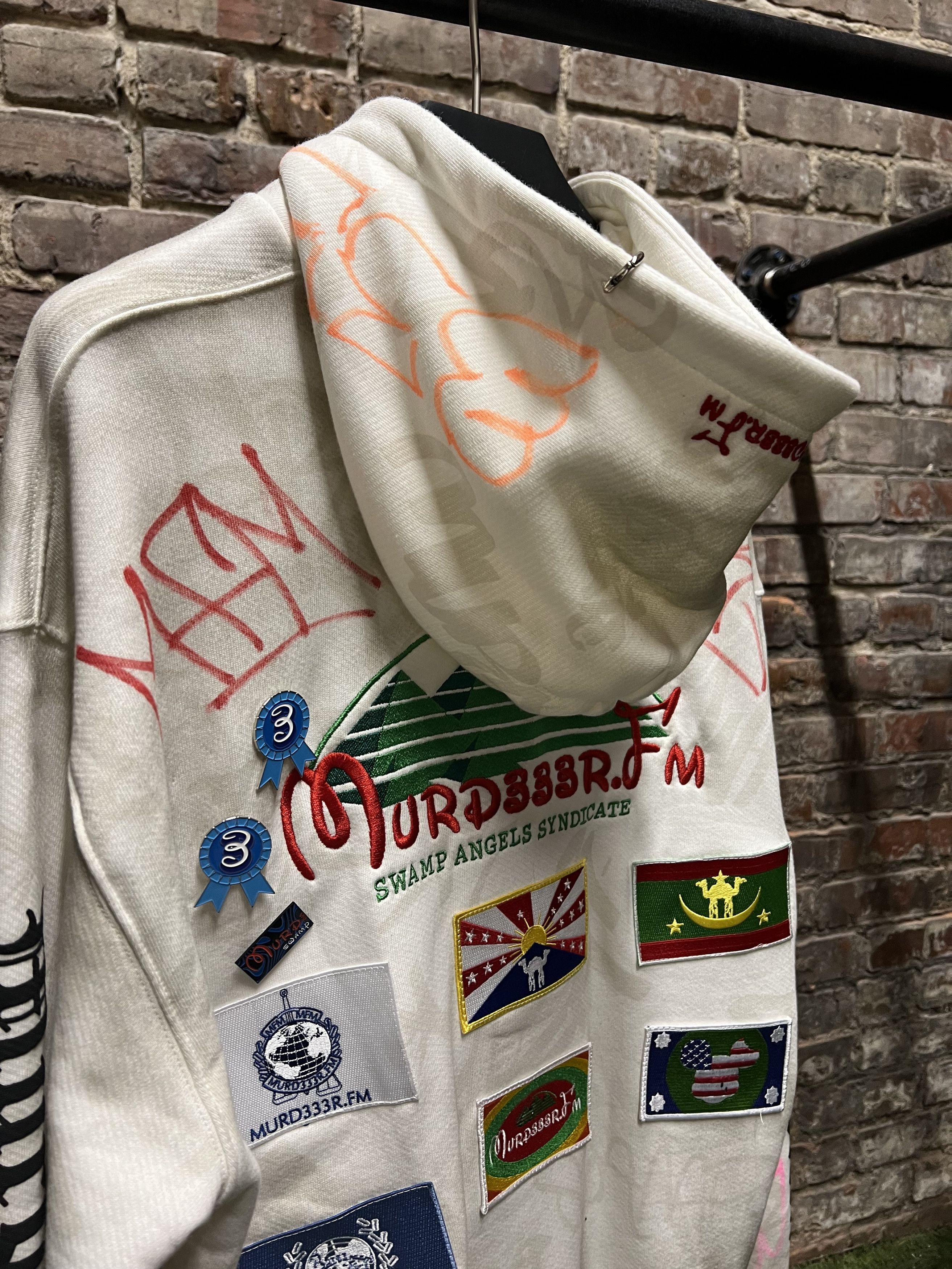murd333r.fm Murd333r.FM Complexcon Exclusive 1/1 Signed Graffiti Hoodie Size US L / EU 52-54 / 3 - 4 Thumbnail