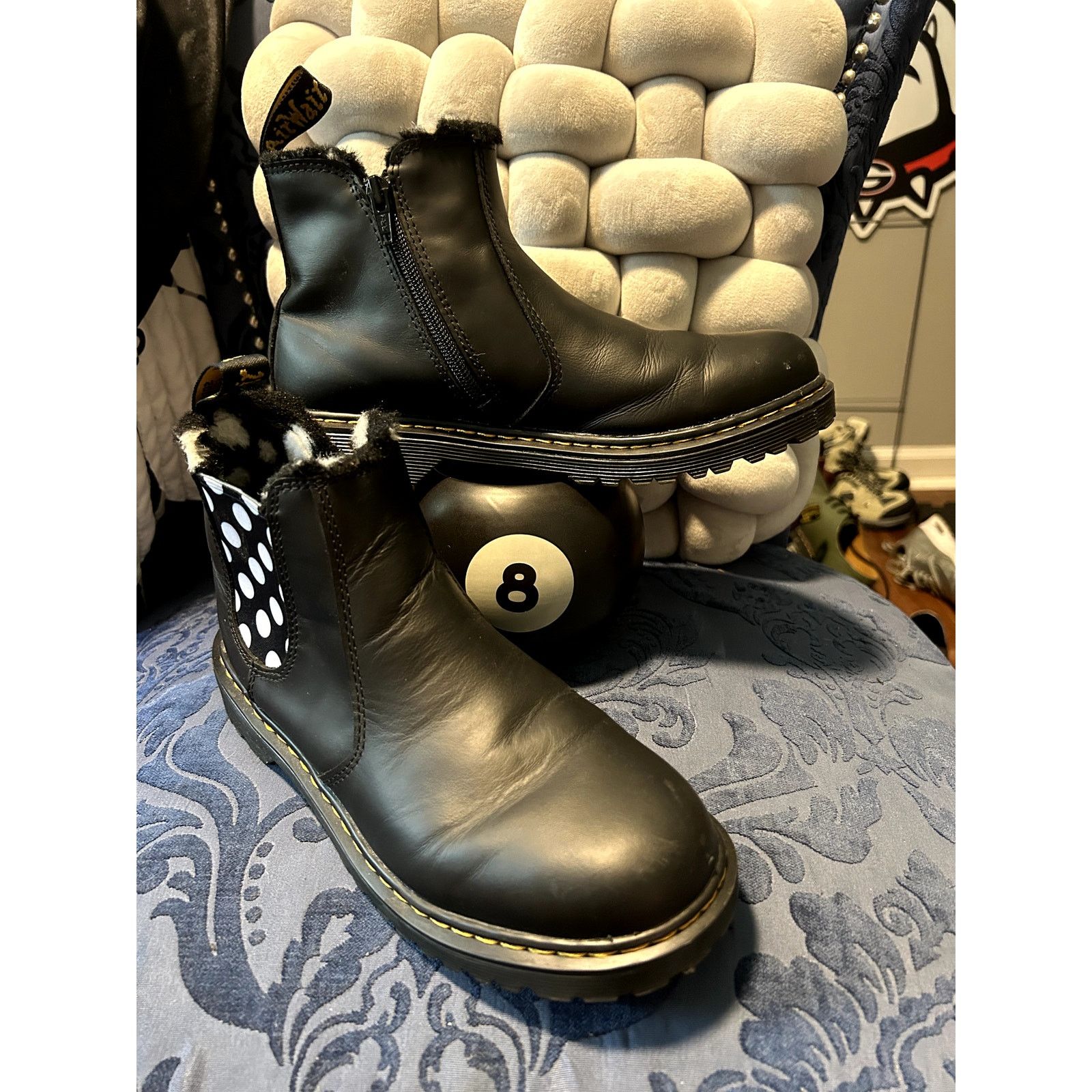 Dr. Martens × Yohji Yamamoto LIMI feu × Dr. Martens DOT BUTTON 