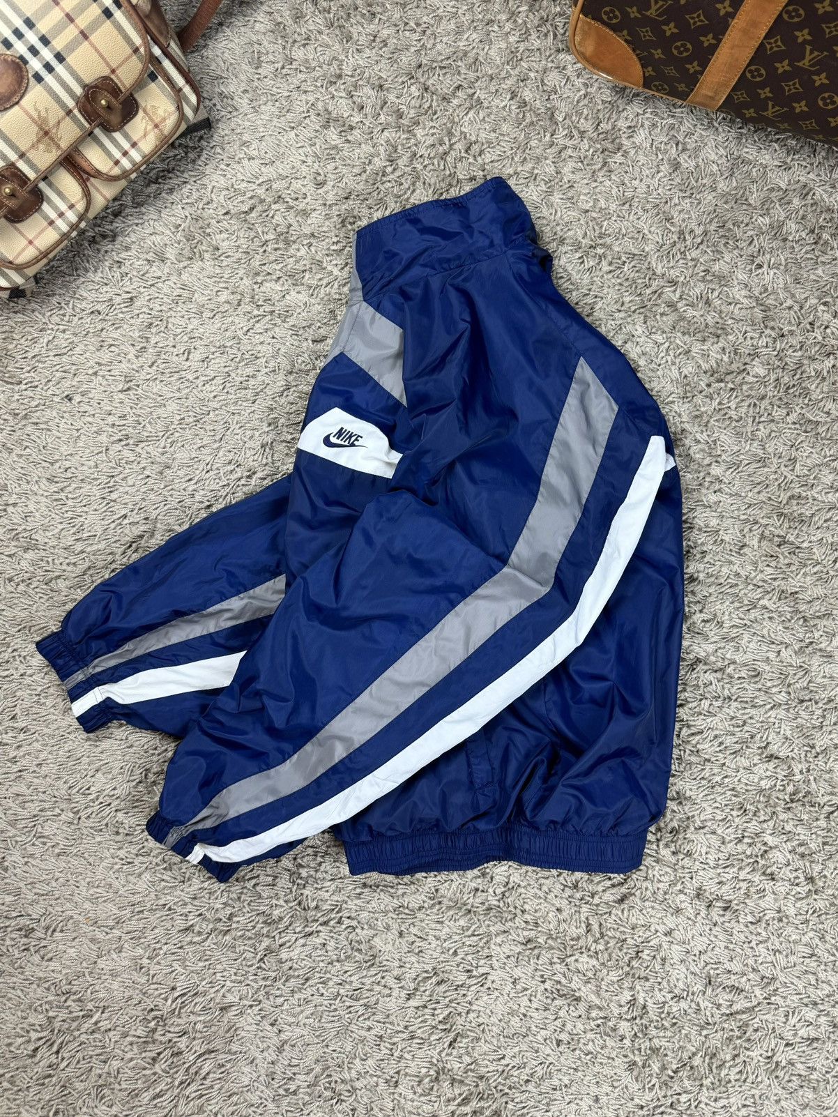 Nike × Vintage Vintage nylon jacket Nike original casual sportswear item Size US XL / EU 56 / 4 - 2 Thumbnail