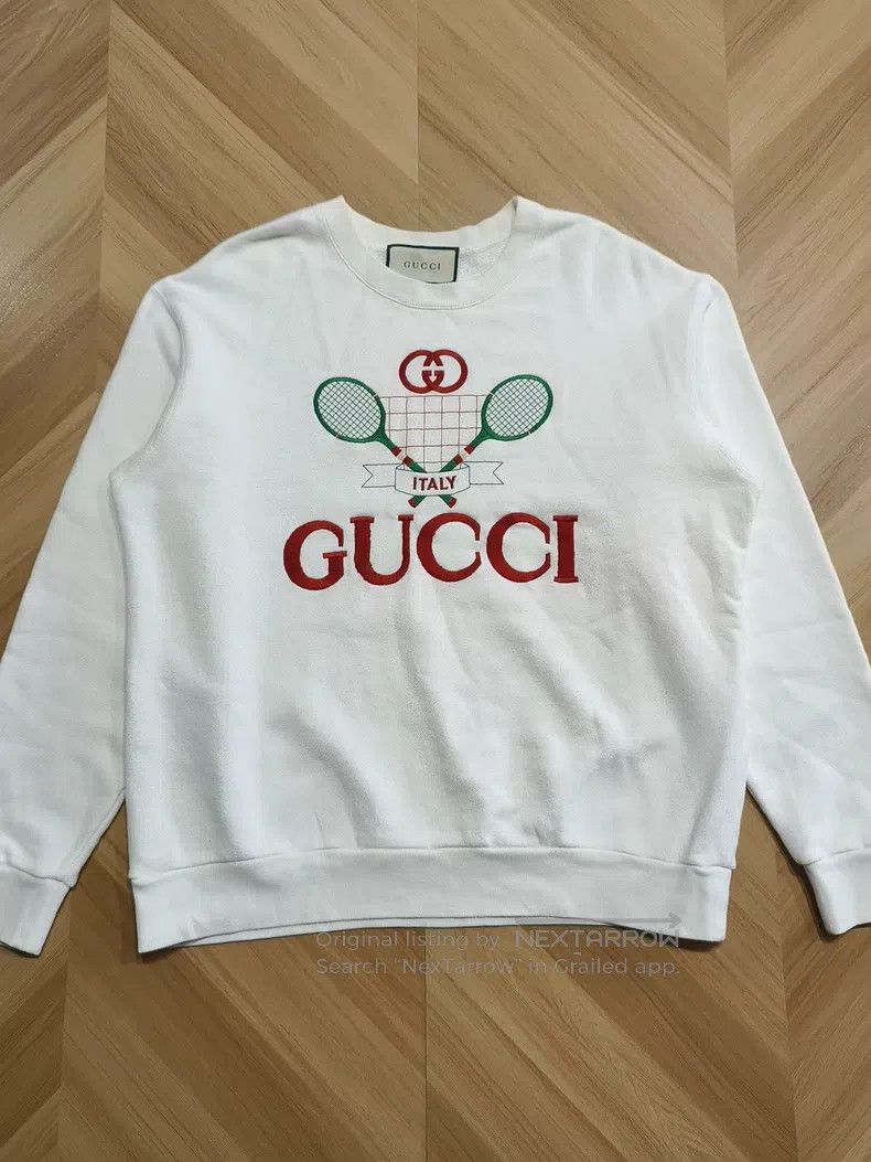 Gucci Gucci Tennis racket sweatshirt Size US S / EU 44-46 / 1 - 1 Thumbnail
