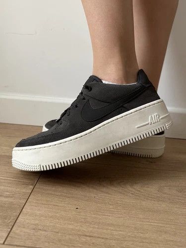 Nike Nike Air Force 1 Sage Low Night Women's Gray Suede Shoes Size US 8 / EU 41 - 15 Thumbnail