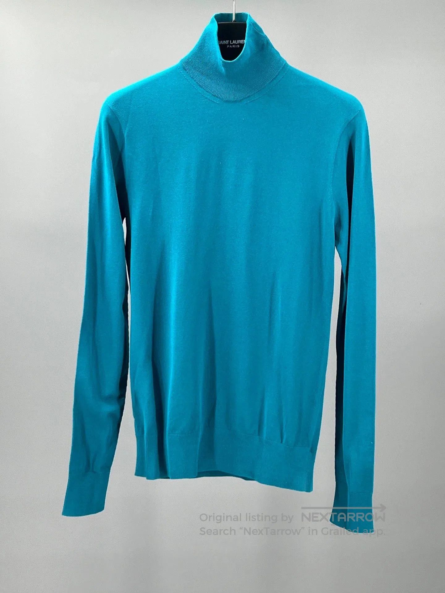 Bottega Veneta Bottega Veneta Men's Blue Turtleneck Sweater. Size US S / EU 44-46 / 1 - 1 Thumbnail