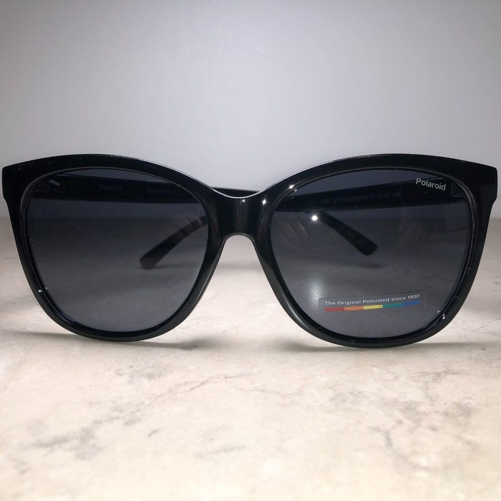 Polaroid Polaroid Oversized Black Polarized Sunglasses Size ONE SIZE - 2 Thumbnail