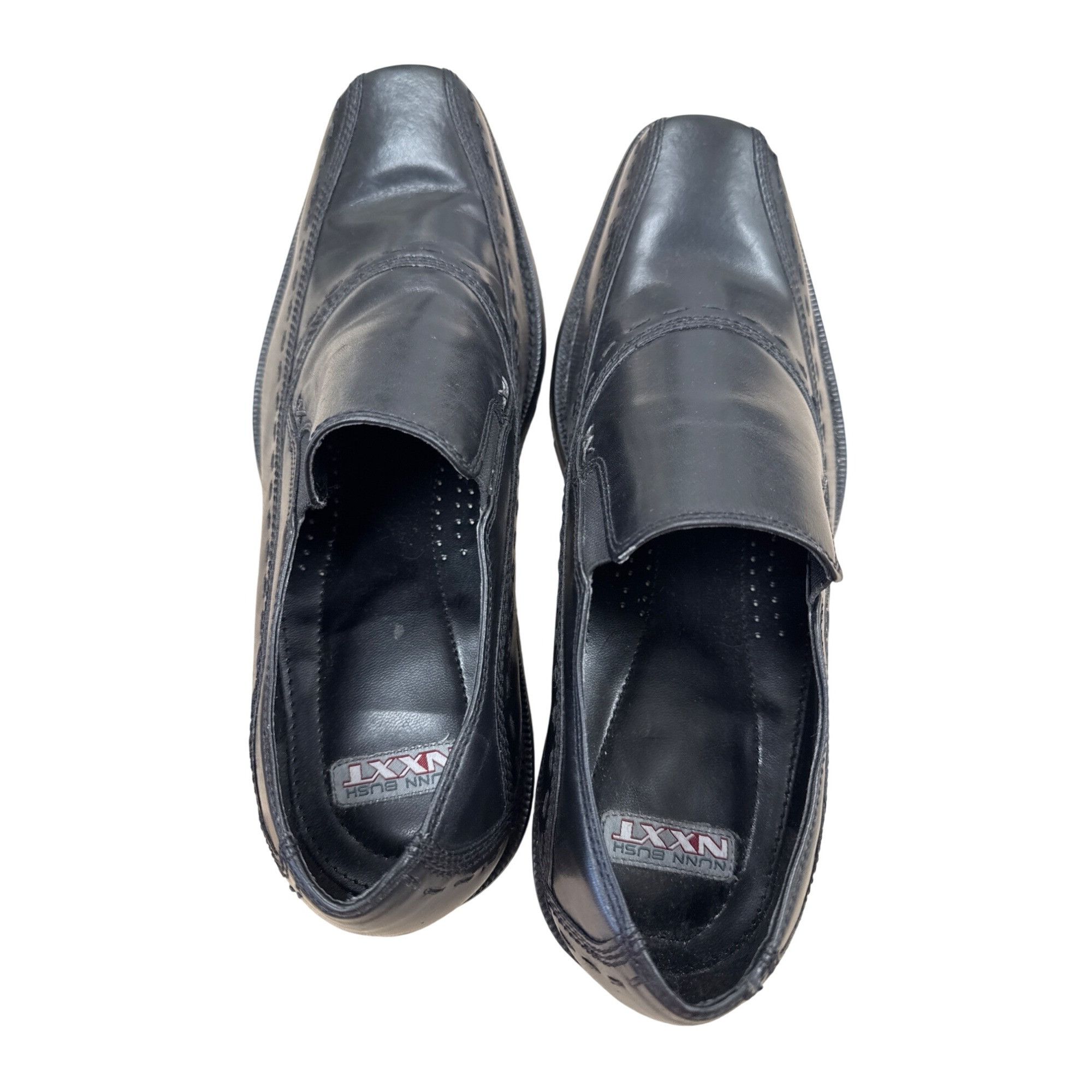 Nunn Bush Nunn Bush Mens Black Leather Loafers Size 10M SKU 7340 Size US 10 / EU 43 - 8 Thumbnail