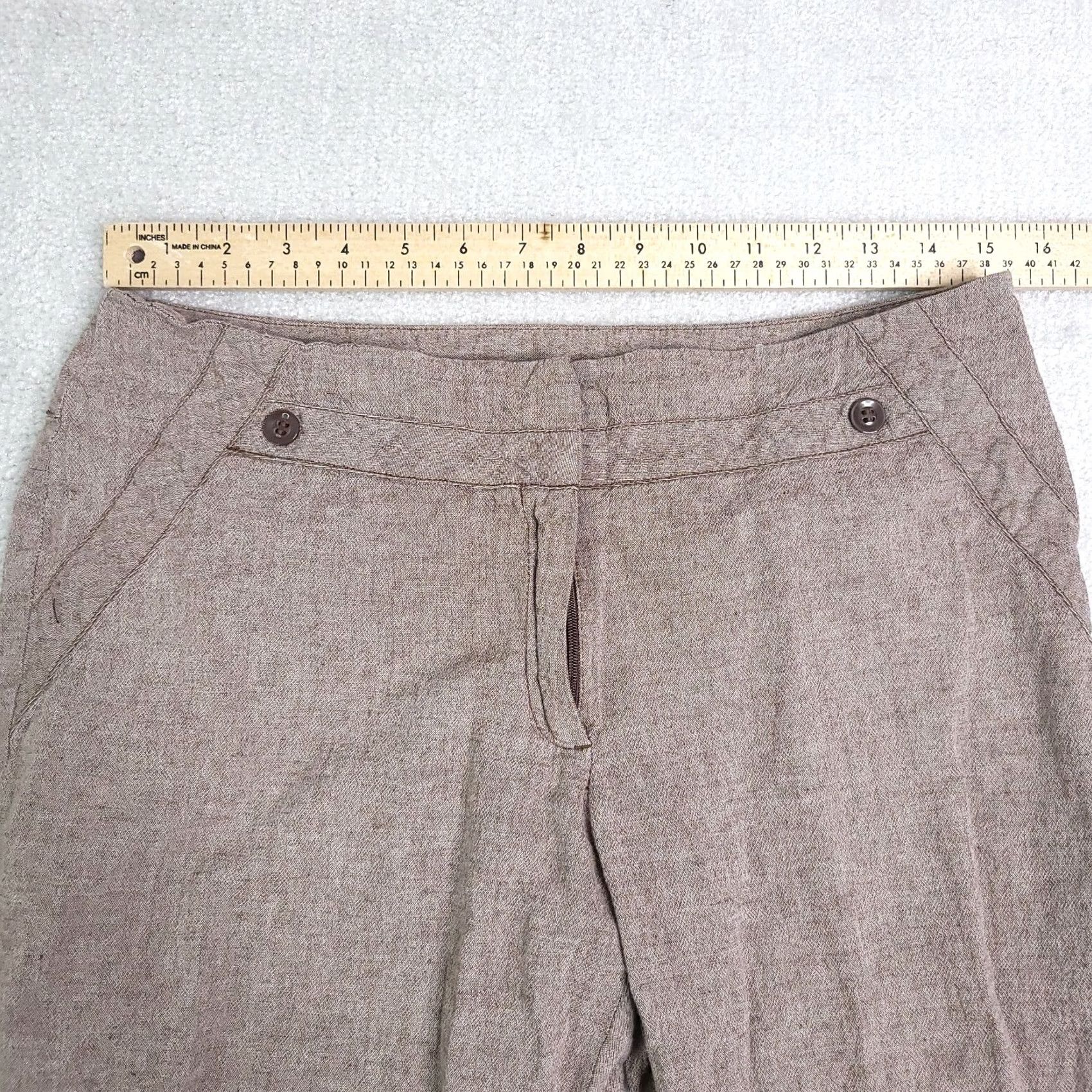 Worthington VINTAGE Worthington Modern Fit Pants Women's 10 Brown Back Pockets Classic Dress Pants Mens? Womens? Size 32" / US 10 / IT 46 - 4 Thumbnail
