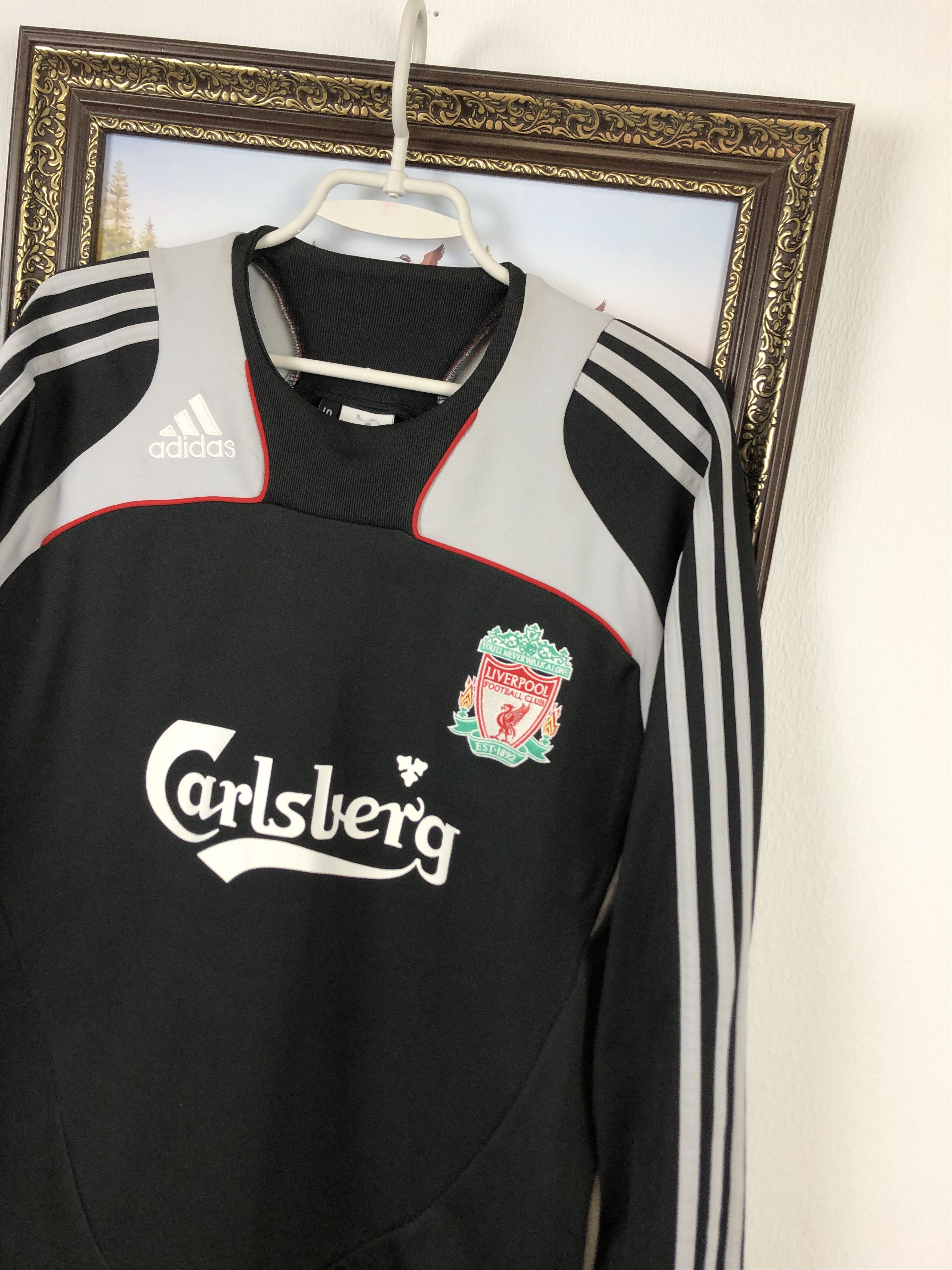 Adidas Vintage Liverpool Football Sweatshirt Soccer Jacket Rare Size US L / EU 52-54 / 3 - 4 Thumbnail