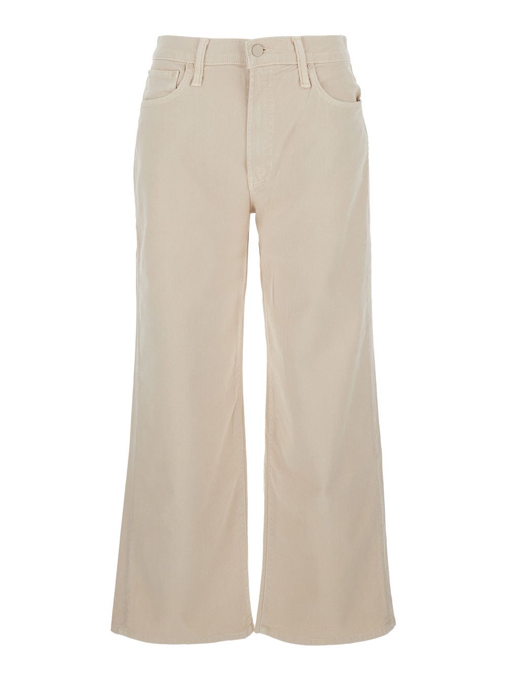 MOTHER Jeans 'The Dodger Flod' with Belt Loops and Wide Leg in Beige Denim for Women Size 24" / US 00 / IT 34 - 1 Thumbnail